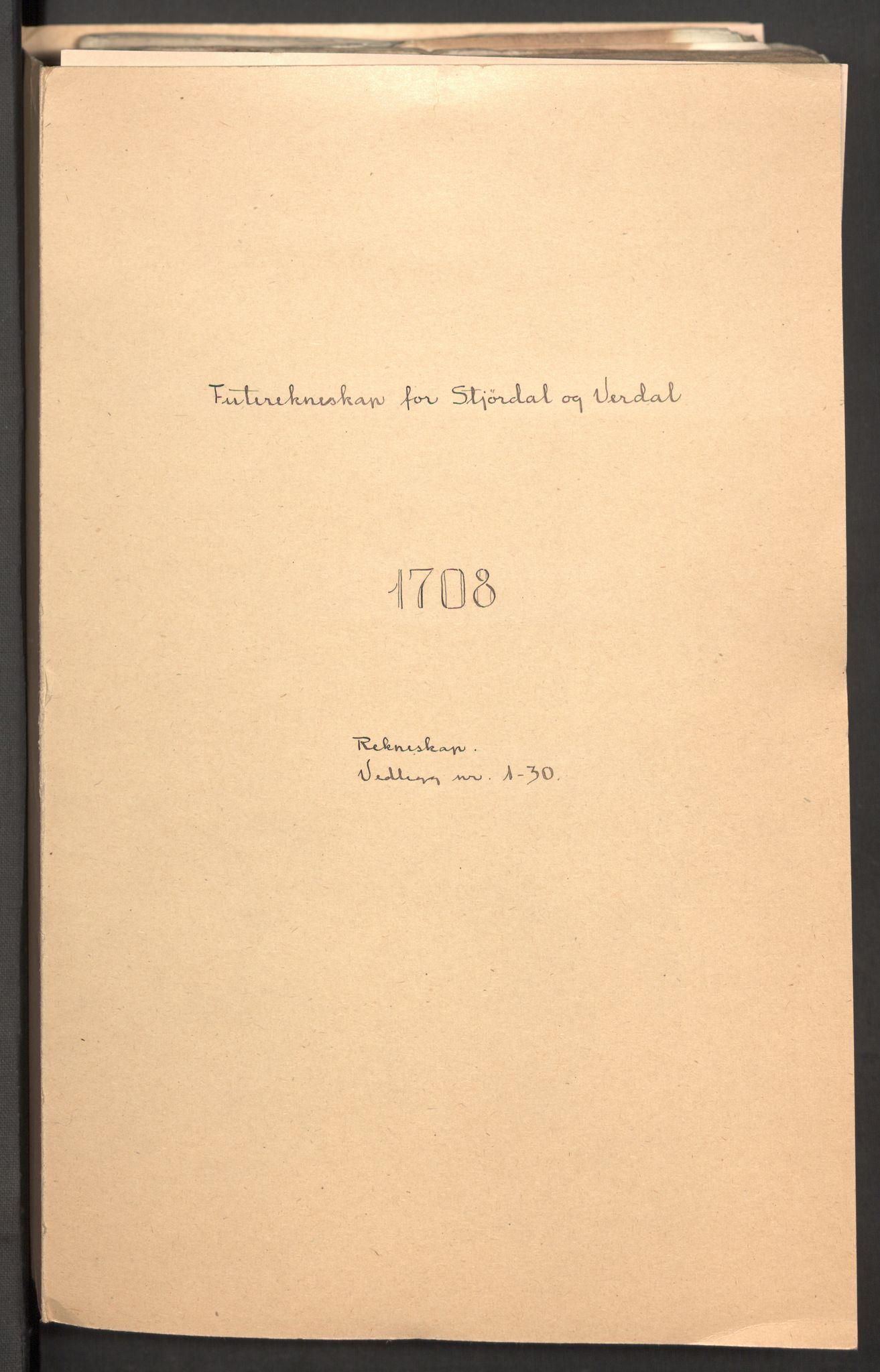 Rentekammeret inntil 1814, Reviderte regnskaper, Fogderegnskap, AV/RA-EA-4092/R62/L4198: Fogderegnskap Stjørdal og Verdal, 1708, s. 2