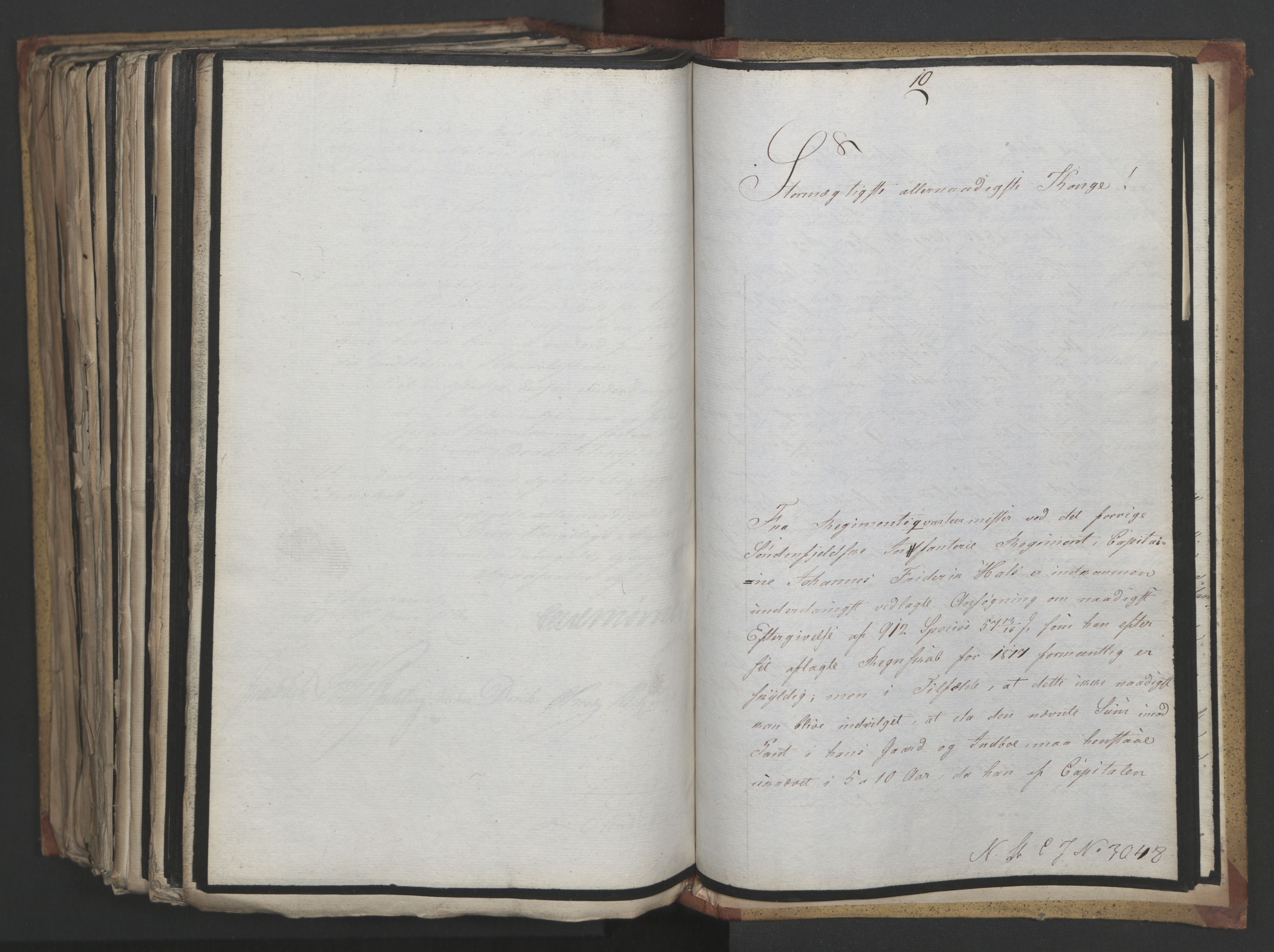 Statsrådsavdelingen i Stockholm, AV/RA-S-1003/D/Da/L0014: Regjeringsinnstillinger nr. 2890-3057, 1818, s. 571