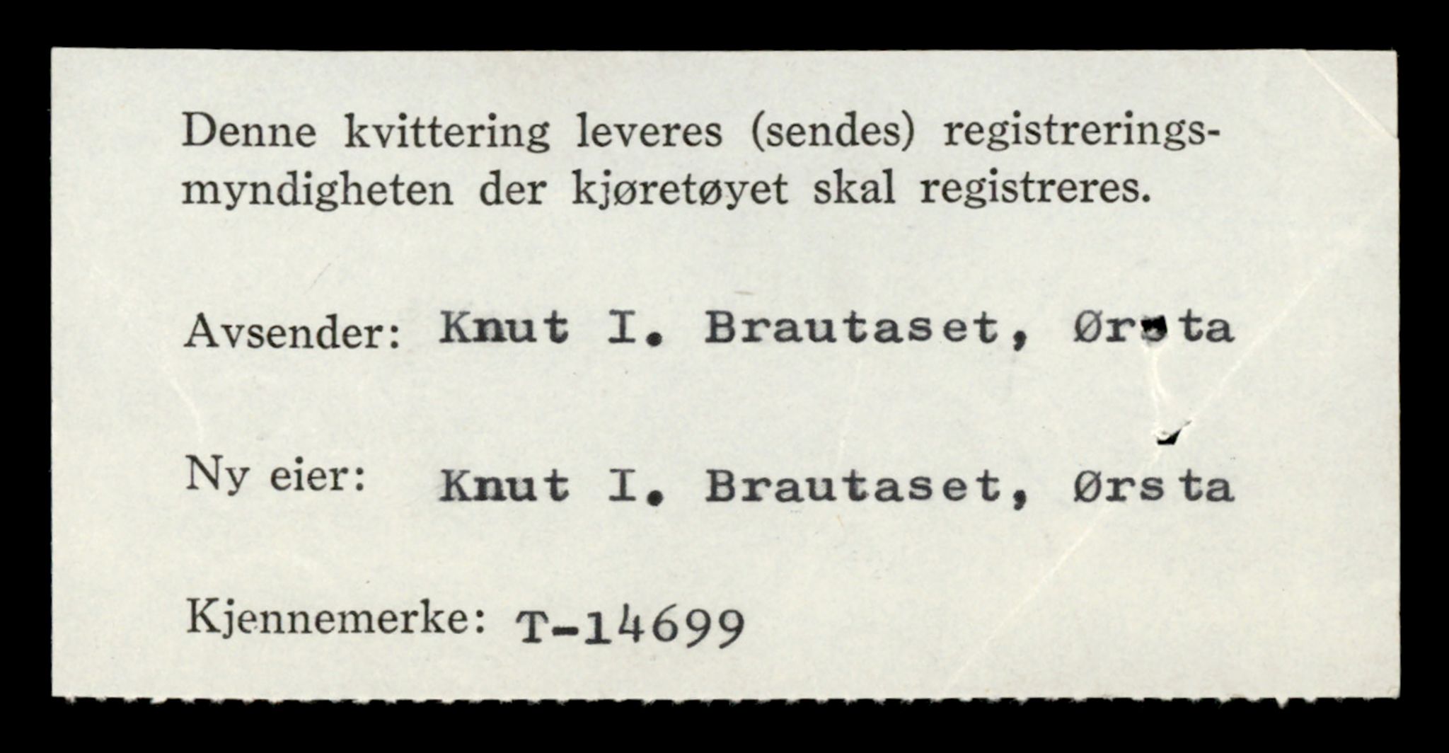 Møre og Romsdal vegkontor - Ålesund trafikkstasjon, AV/SAT-A-4099/F/Fe/L0047: Registreringskort for kjøretøy T 14580 - T 14720, 1927-1998, s. 2804