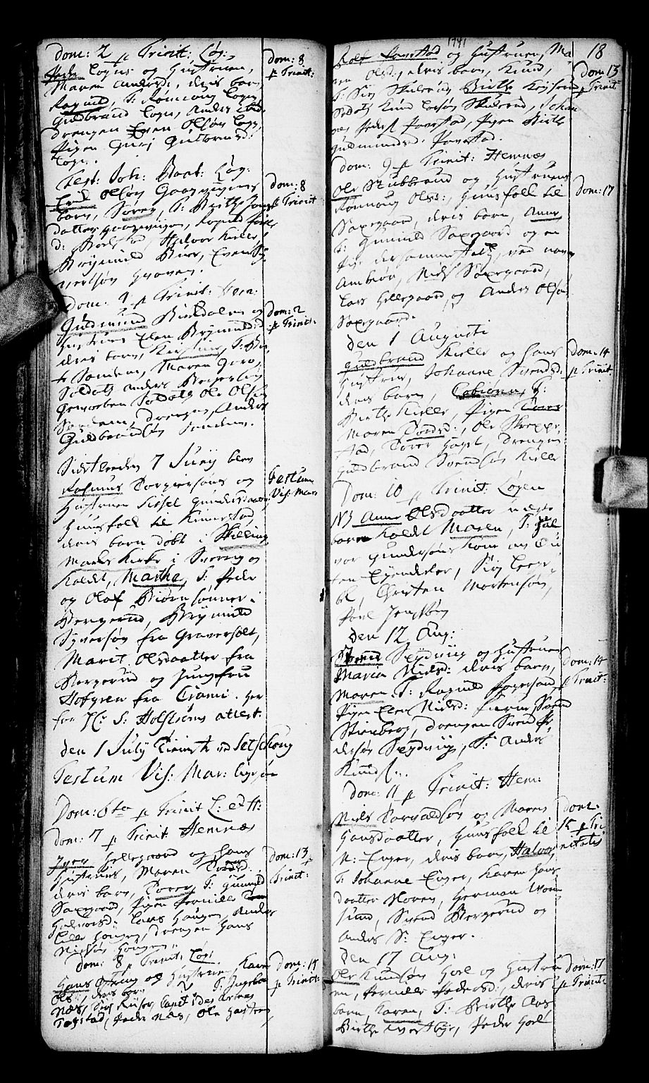Høland prestekontor Kirkebøker, AV/SAO-A-10346a/F/Fa/L0003: Ministerialbok nr. I 3, 1739-1756, s. 18
