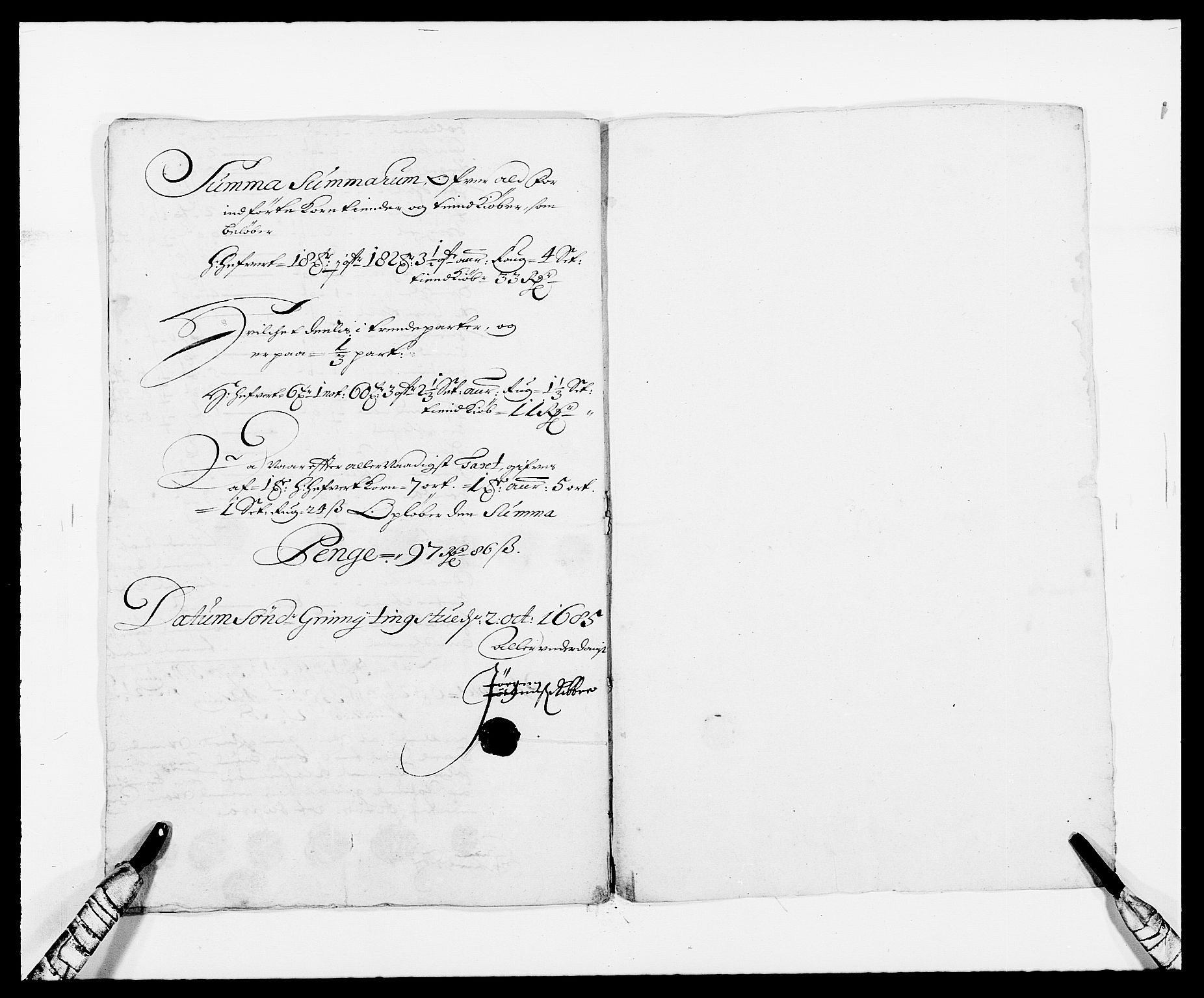 Rentekammeret inntil 1814, Reviderte regnskaper, Fogderegnskap, RA/EA-4092/R34/L2048: Fogderegnskap Bamble, 1685-1687, s. 69