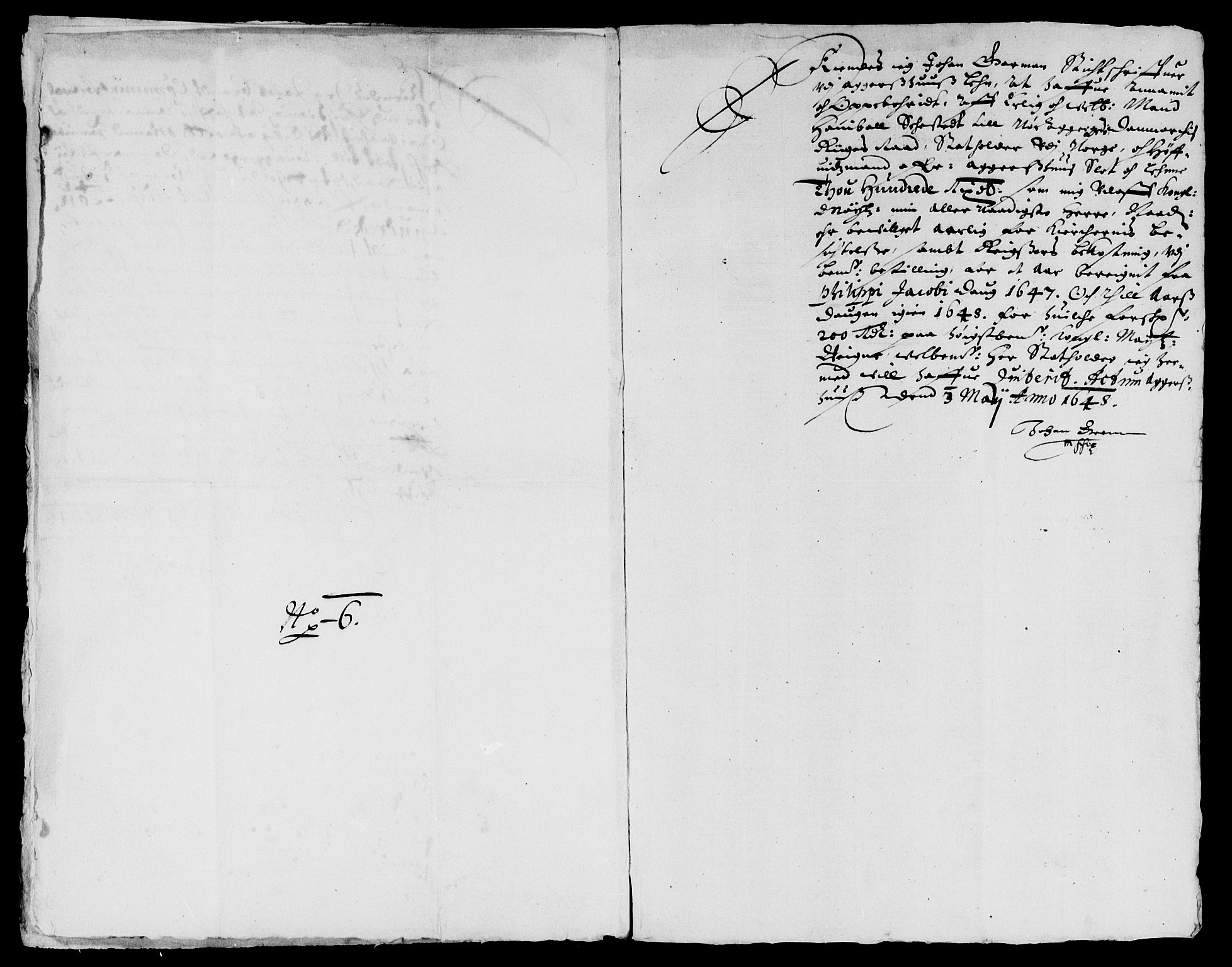 Rentekammeret inntil 1814, Reviderte regnskaper, Lensregnskaper, AV/RA-EA-5023/R/Rb/Rba/L0194: Akershus len, 1647-1648