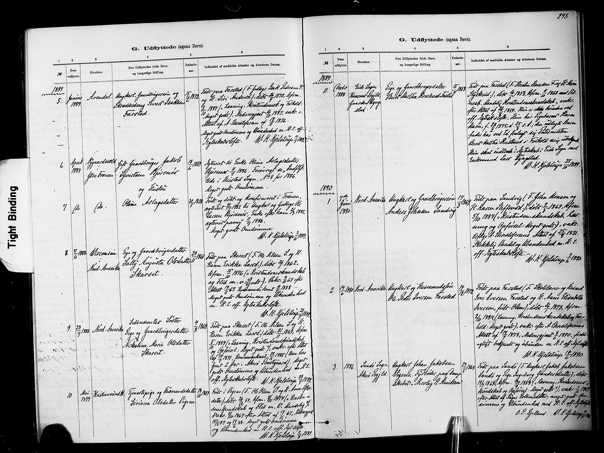 Ministerialprotokoller, klokkerbøker og fødselsregistre - Møre og Romsdal, AV/SAT-A-1454/567/L0778: Ministerialbok nr. 567A01, 1881-1903, s. 298
