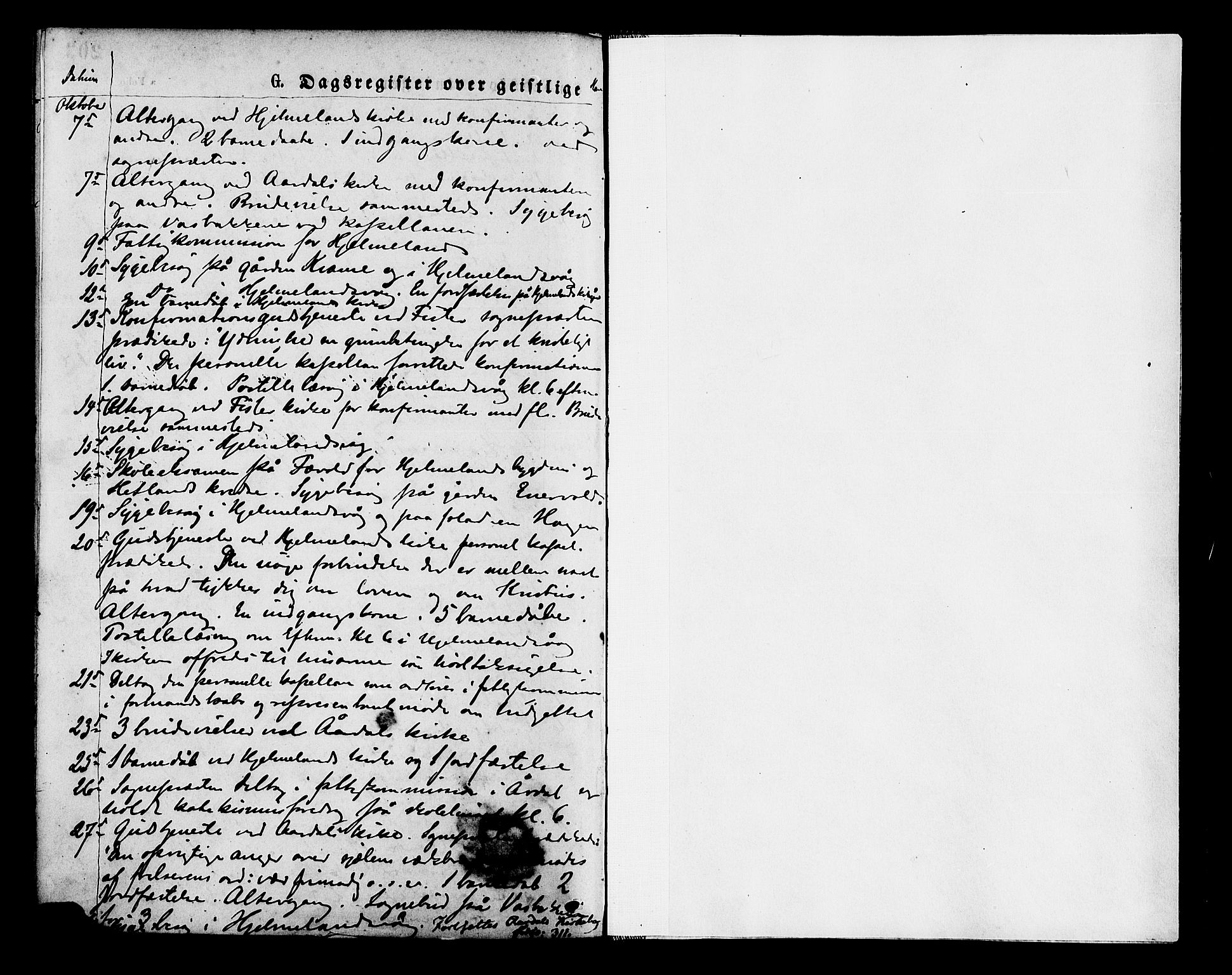 Hjelmeland sokneprestkontor, SAST/A-101843/01/IV/L0013: Ministerialbok nr. A 13, 1872-1886