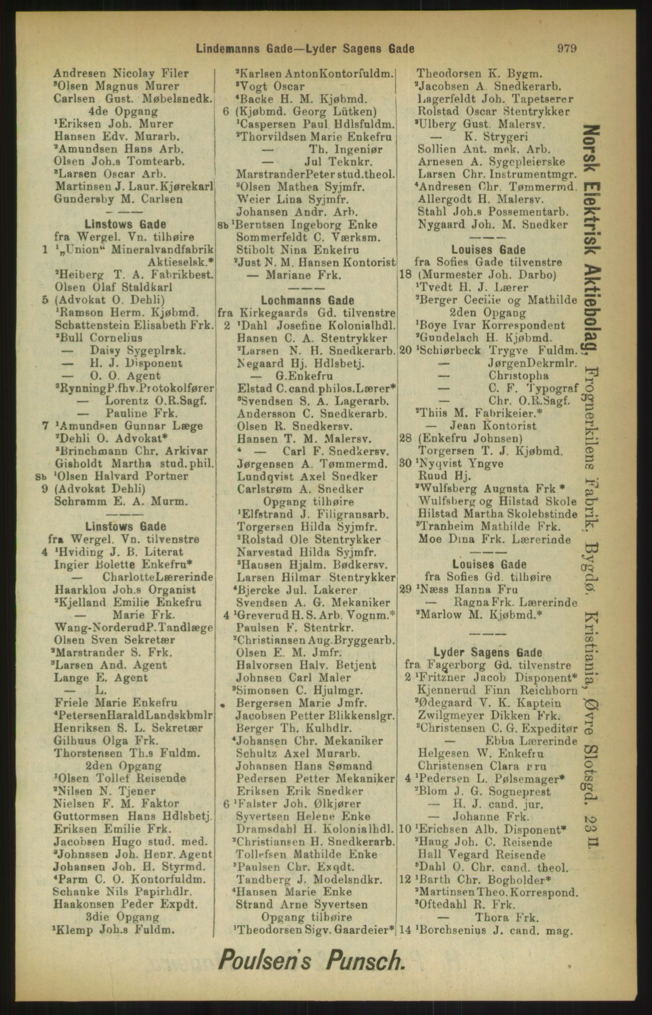 Kristiania/Oslo adressebok, PUBL/-, 1900, s. 979
