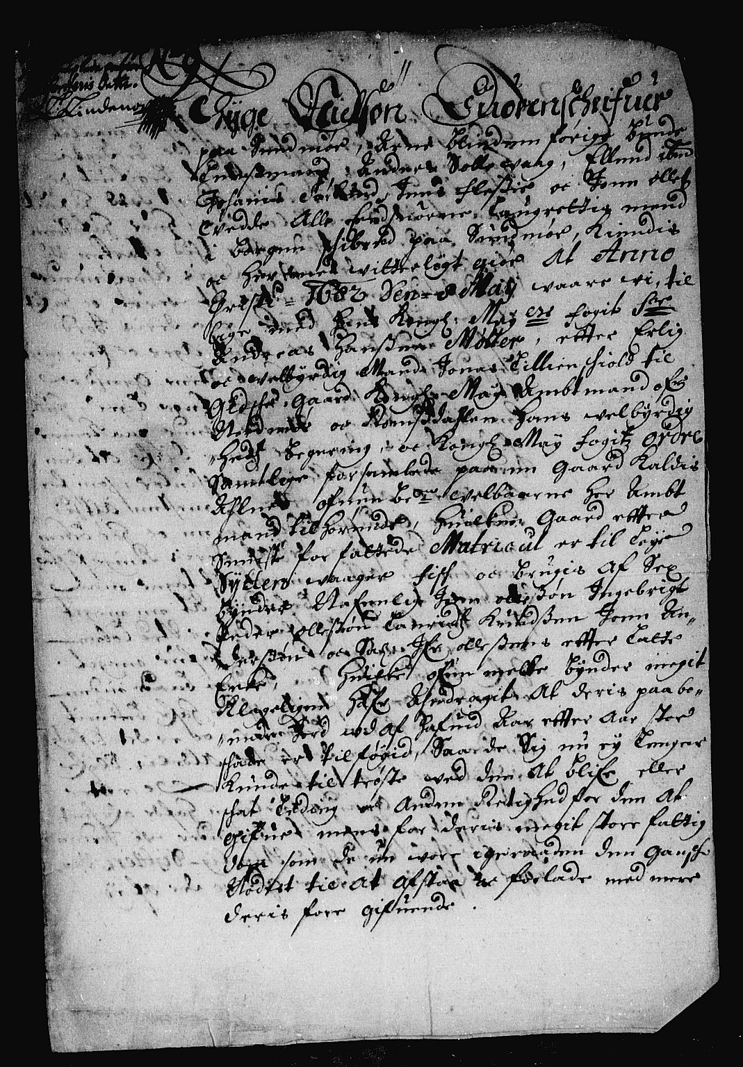 Rentekammeret inntil 1814, Reviderte regnskaper, Stiftamtstueregnskaper, Bergen stiftamt, AV/RA-EA-6043/R/Rc/L0064: Bergen stiftamt, 1682