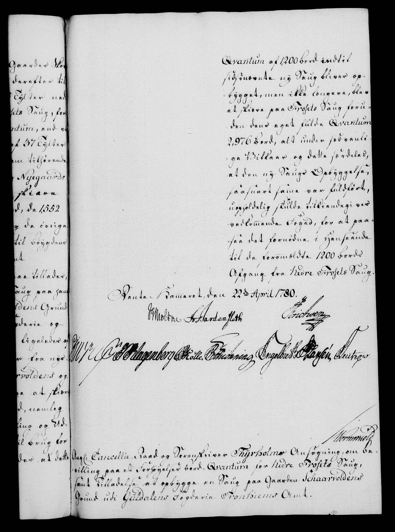 Rentekammeret, Kammerkanselliet, AV/RA-EA-3111/G/Gf/Gfa/L0062: Norsk relasjons- og resolusjonsprotokoll (merket RK 52.62), 1780, s. 189