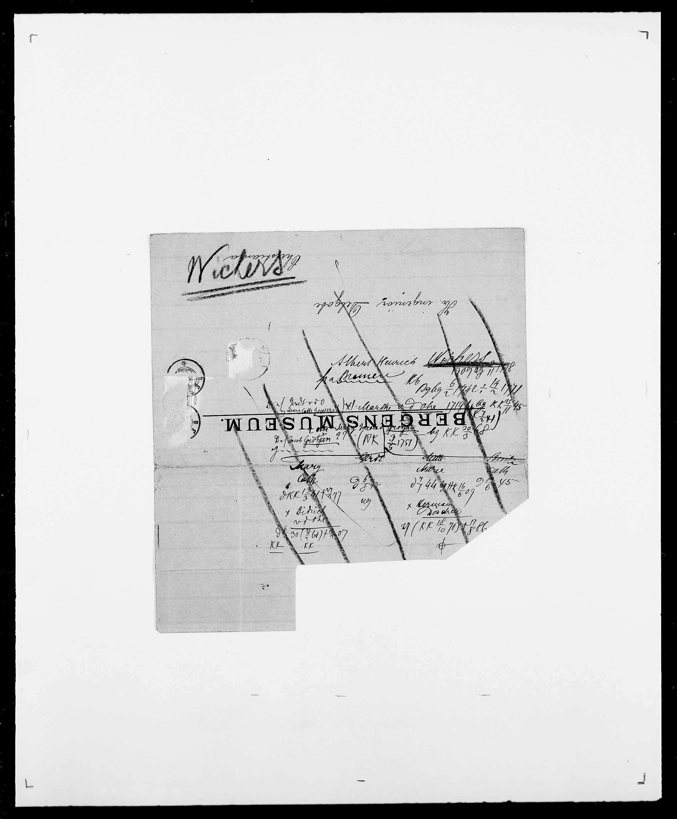 Delgobe, Charles Antoine - samling, SAO/PAO-0038/D/Da/L0041: Vemmestad - Viker, s. 700