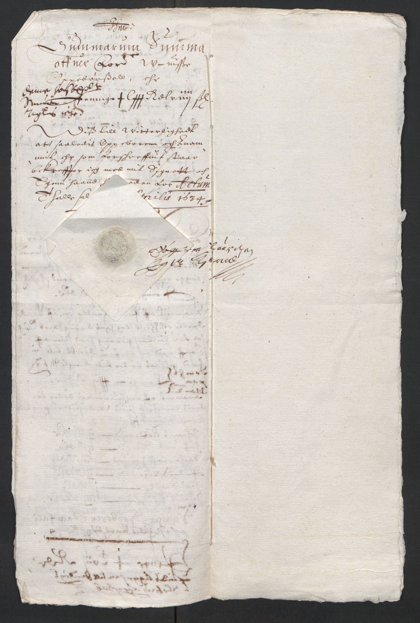 Rentekammeret inntil 1814, Reviderte regnskaper, Lensregnskaper, AV/RA-EA-5023/R/Rb/Rbt/L0064: Bergenhus len, 1633-1634