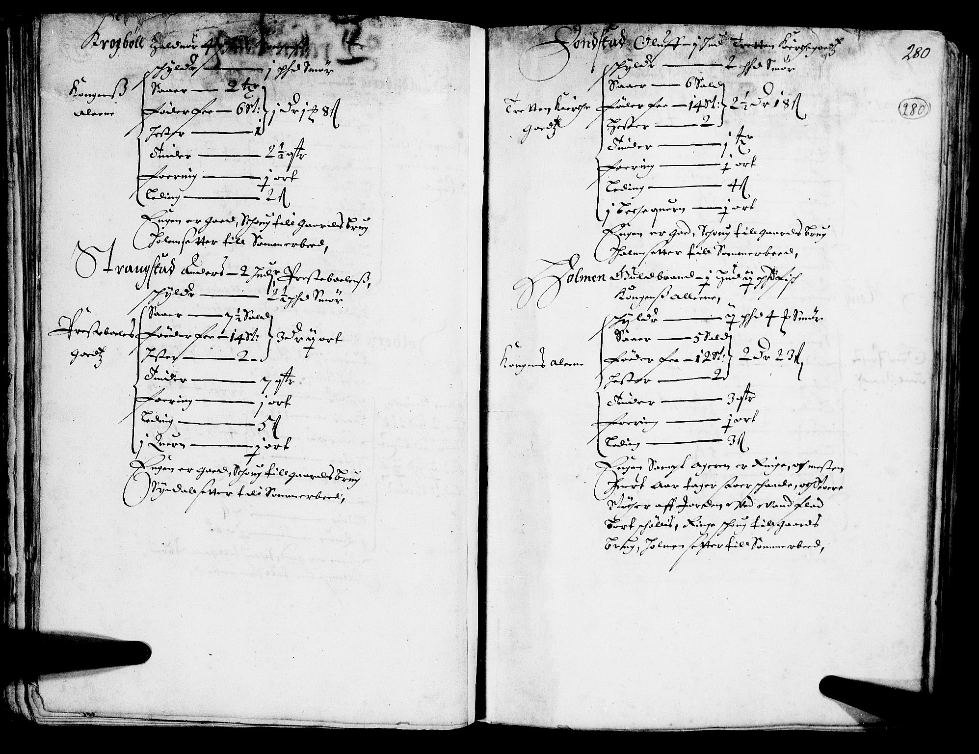 Rentekammeret inntil 1814, Realistisk ordnet avdeling, RA/EA-4070/N/Nb/Nba/L0015: Gudbrandsdalen fogderi, 2. del, 1668, s. 279b-280a