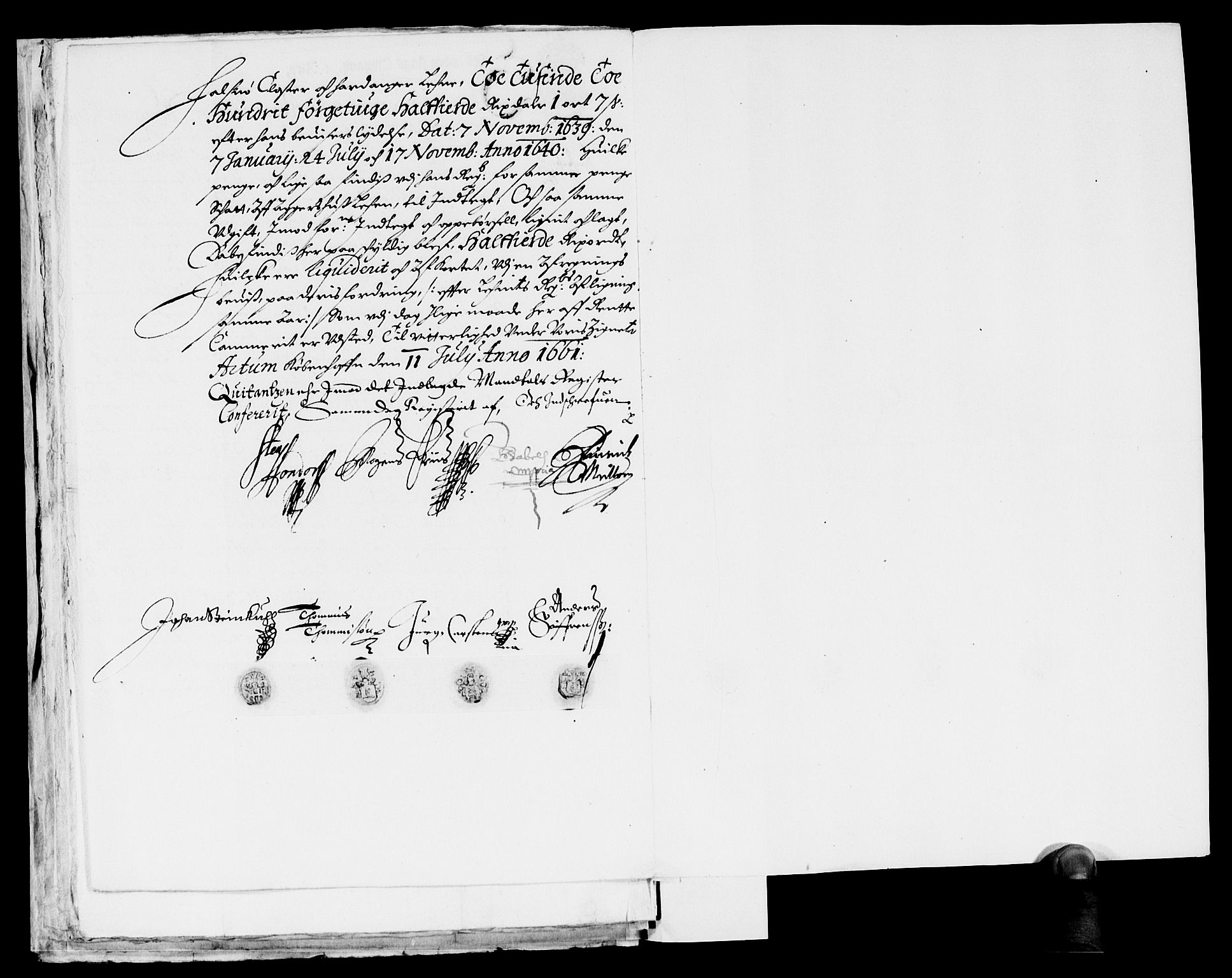 Rentekammeret inntil 1814, Reviderte regnskaper, Lensregnskaper, AV/RA-EA-5023/R/Rb/Rbp/L0024: Bratsberg len, 1639-1641