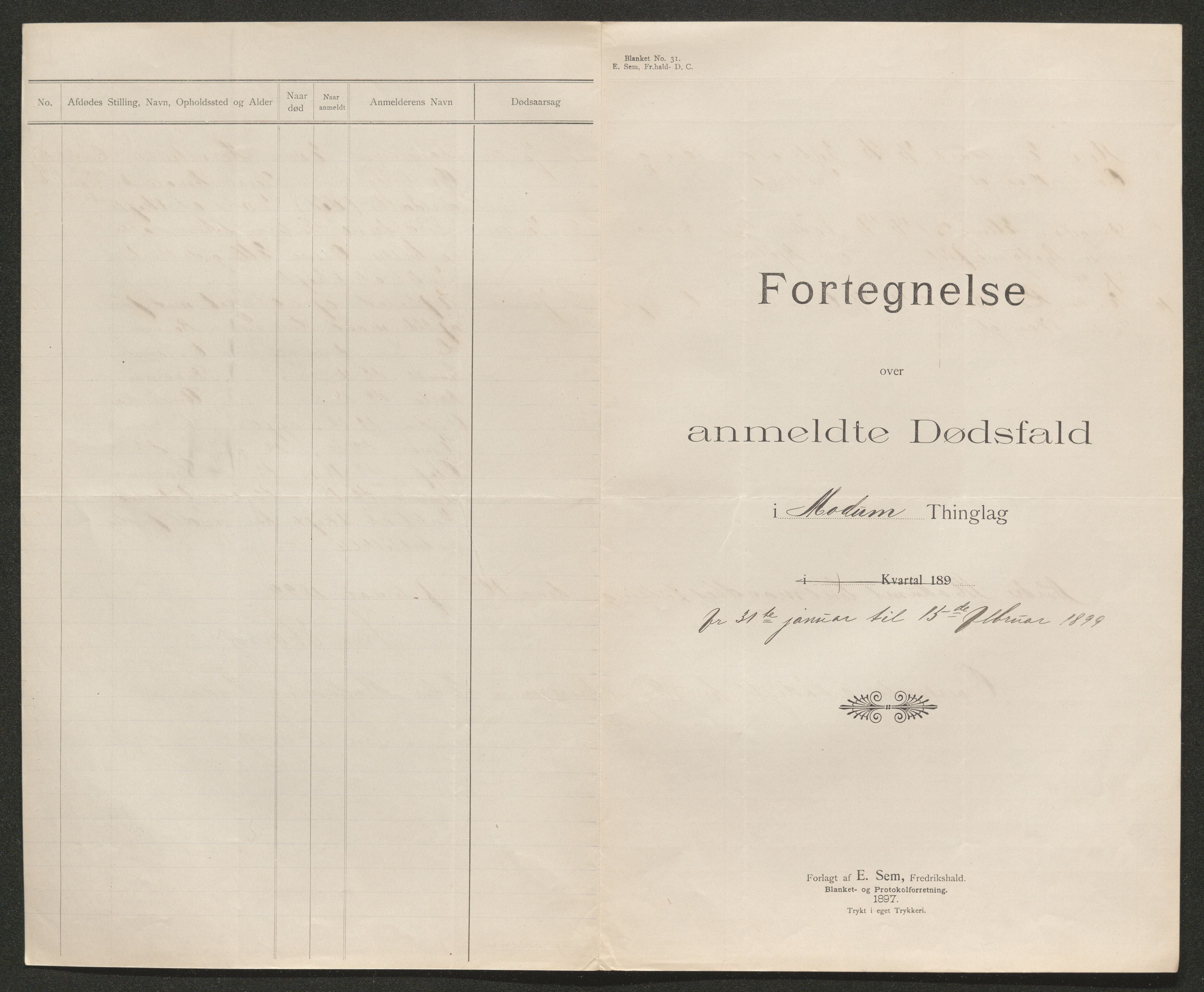 Eiker, Modum og Sigdal sorenskriveri, AV/SAKO-A-123/H/Ha/Hab/L0026: Dødsfallsmeldinger, 1899, s. 340