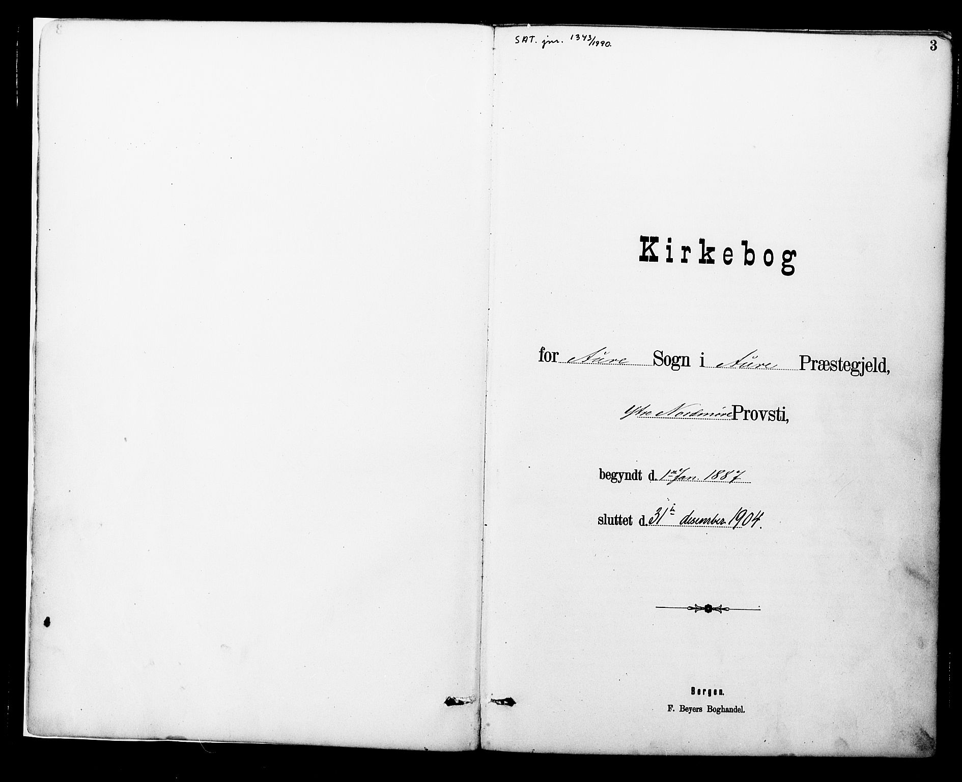Ministerialprotokoller, klokkerbøker og fødselsregistre - Møre og Romsdal, AV/SAT-A-1454/578/L0907: Ministerialbok nr. 578A06, 1887-1904, s. 3