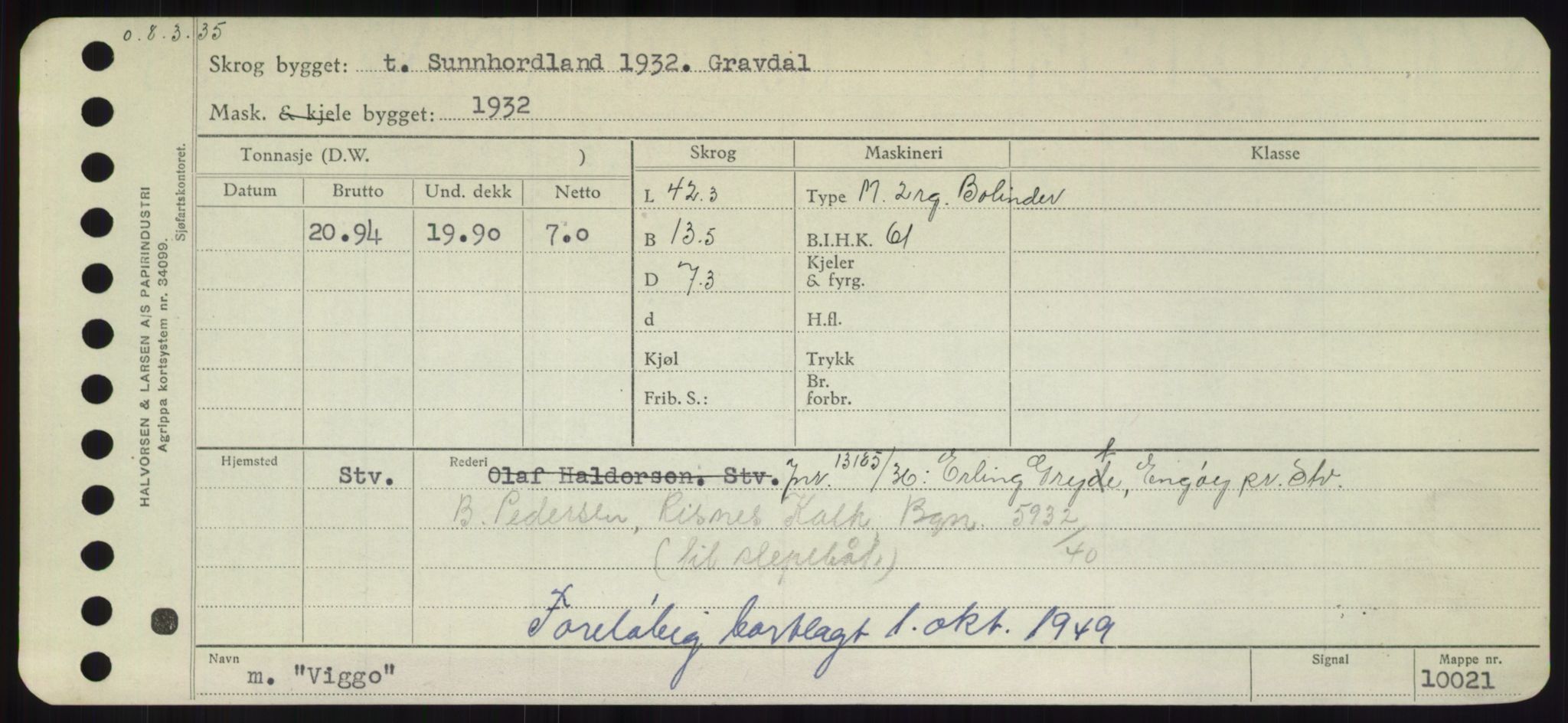 Sjøfartsdirektoratet med forløpere, Skipsmålingen, RA/S-1627/H/Hd/L0041: Fartøy, Vi-Ås, s. 59