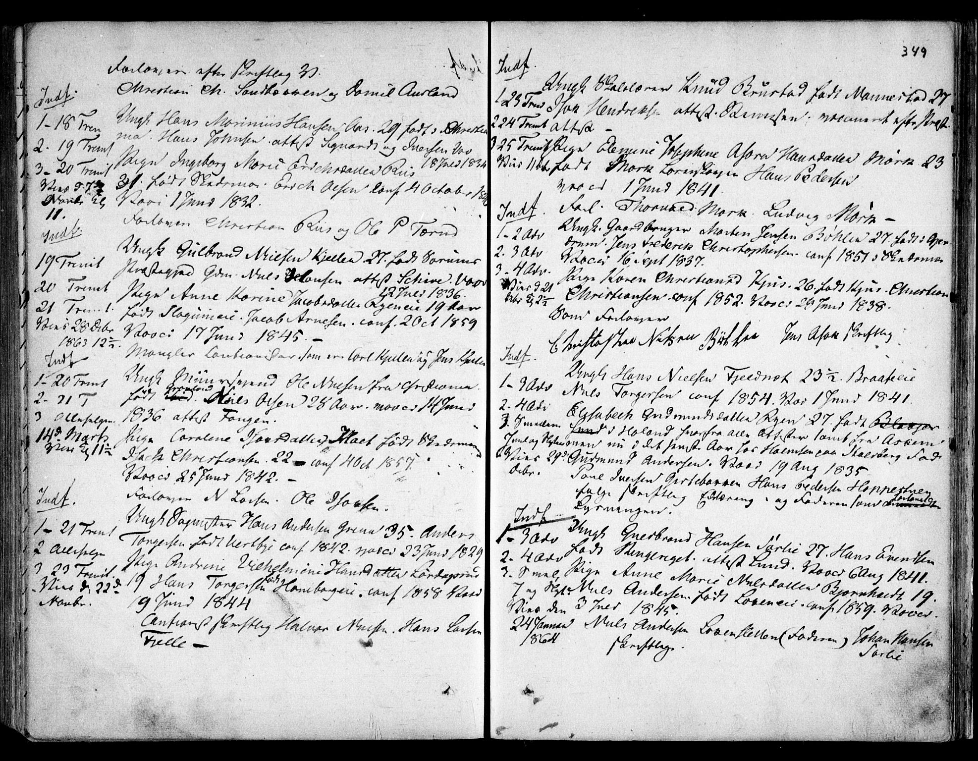 Skedsmo prestekontor Kirkebøker, AV/SAO-A-10033a/F/Fa/L0010: Ministerialbok nr. I 10, 1854-1865, s. 349