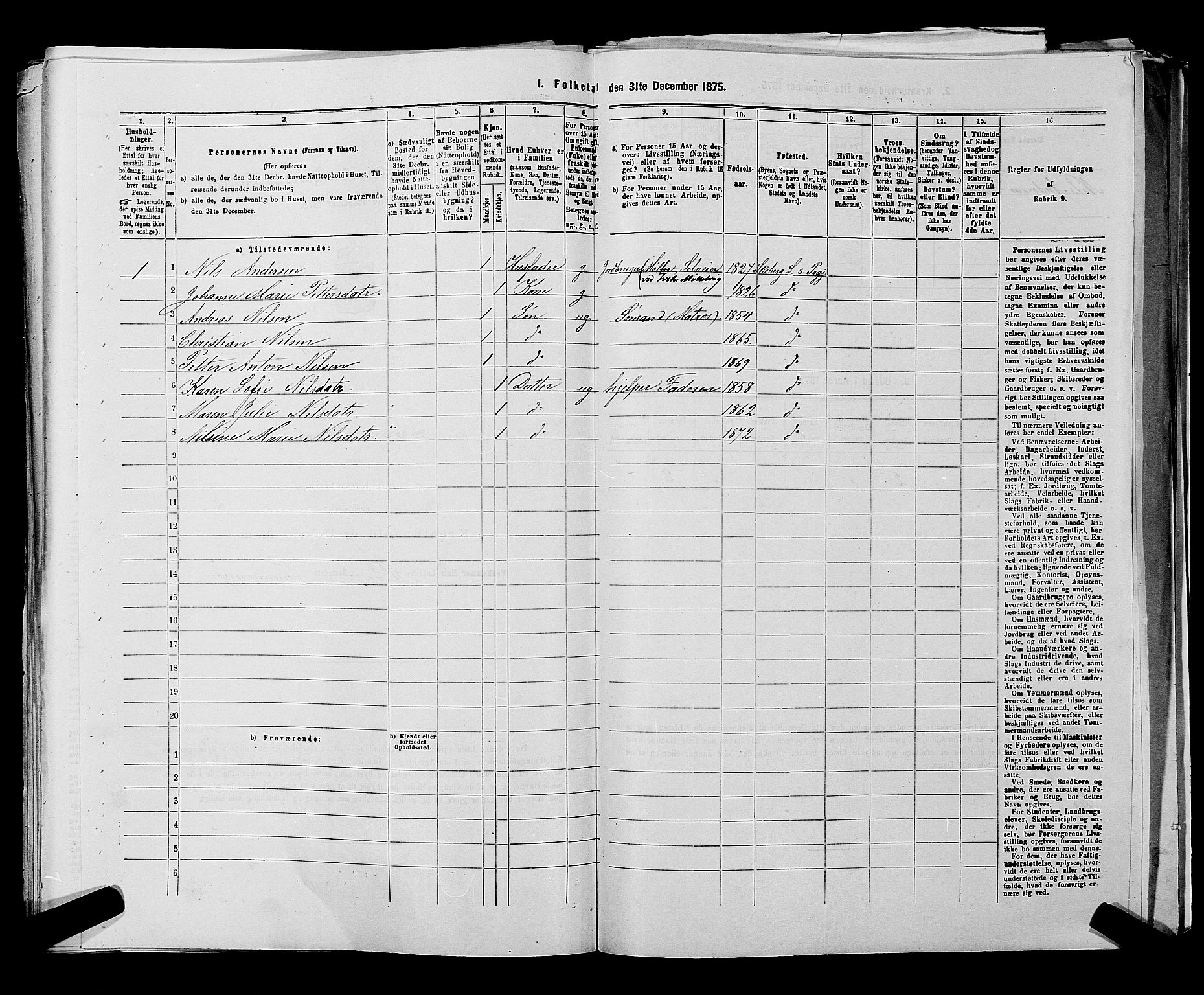 RA, Folketelling 1875 for 0115P Skjeberg prestegjeld, 1875, s. 819