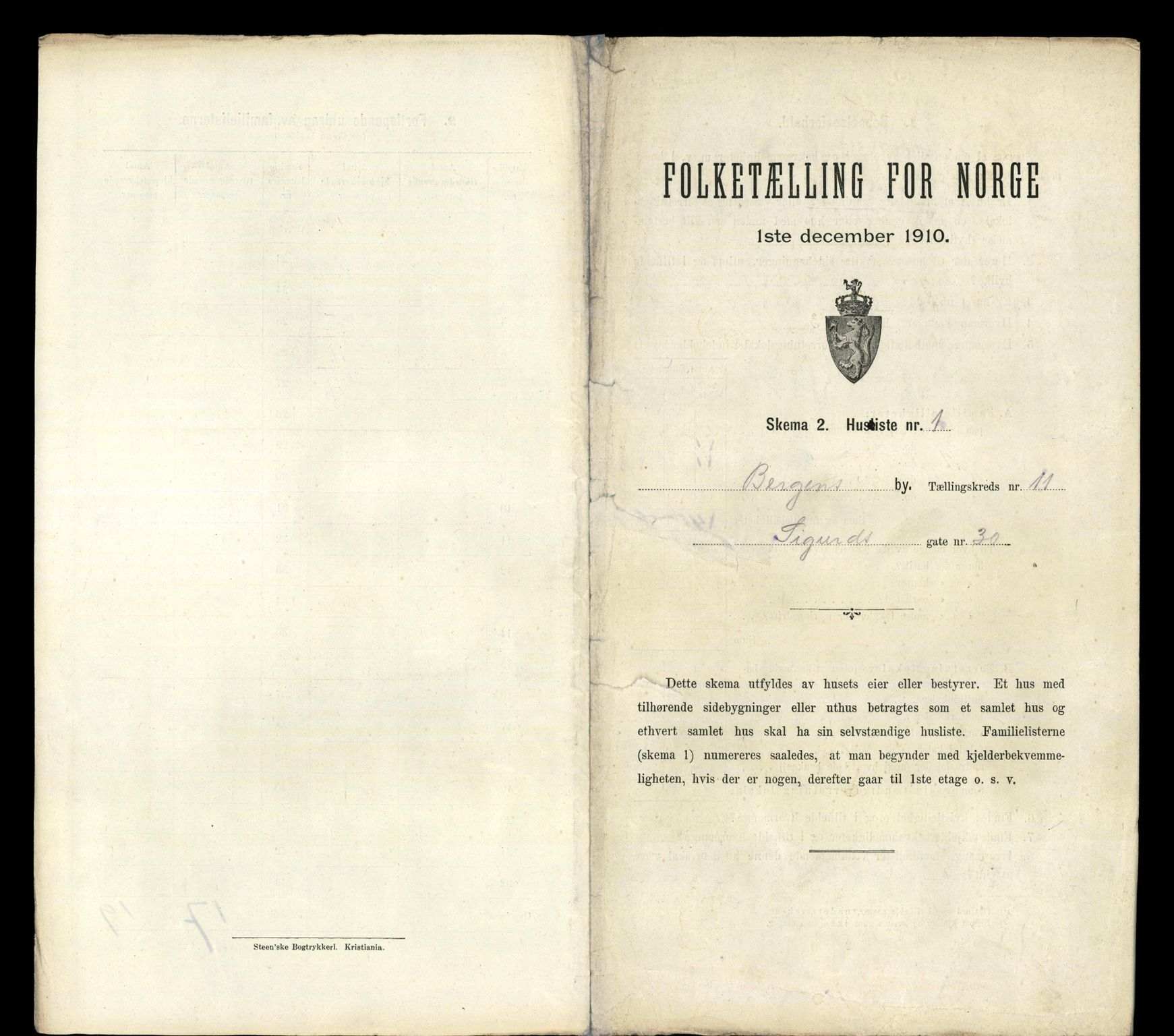 RA, Folketelling 1910 for 1301 Bergen kjøpstad, 1910, s. 3593