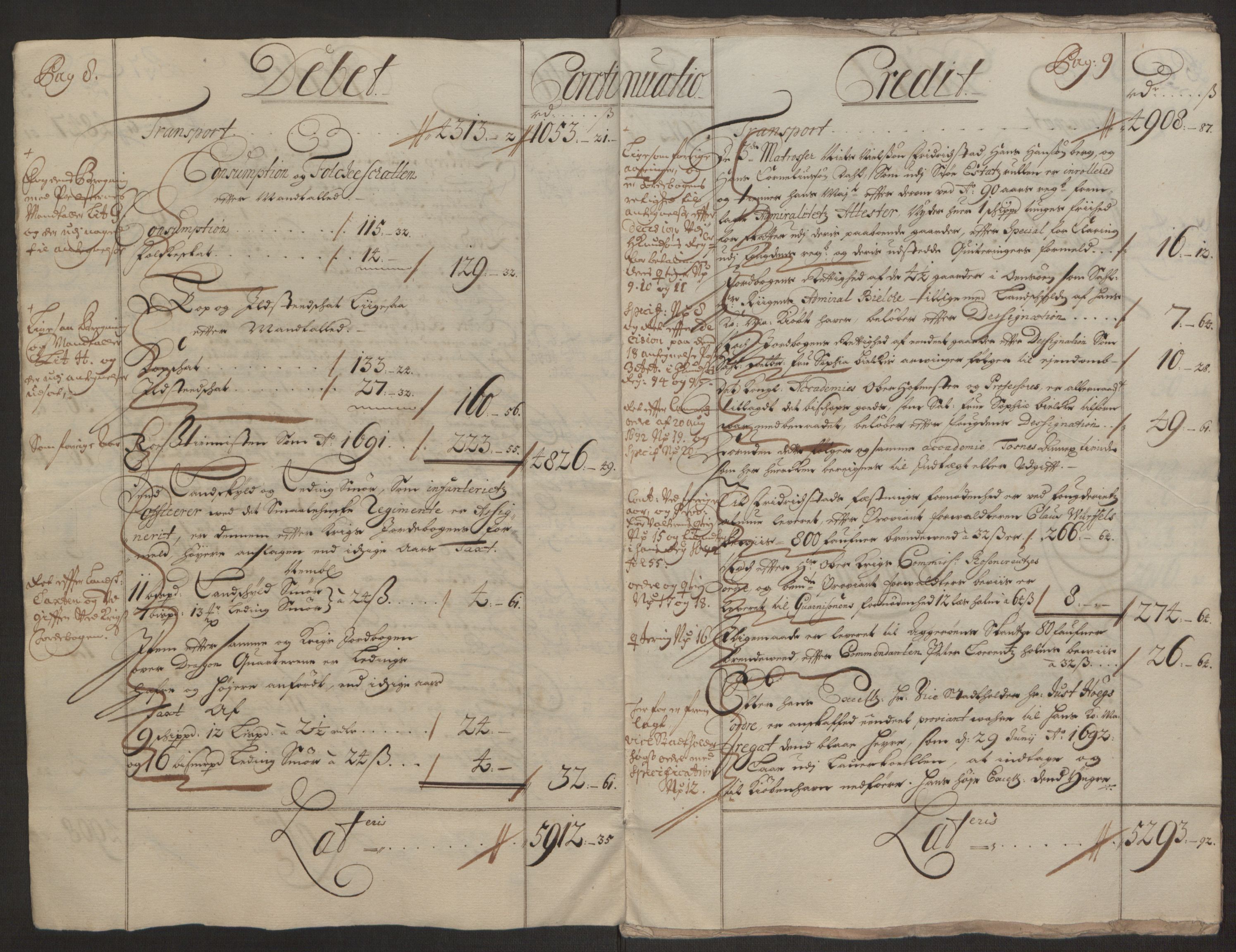 Rentekammeret inntil 1814, Reviderte regnskaper, Fogderegnskap, AV/RA-EA-4092/R03/L0120: Fogderegnskap Onsøy, Tune, Veme og Åbygge fogderi, 1692-1693, s. 6
