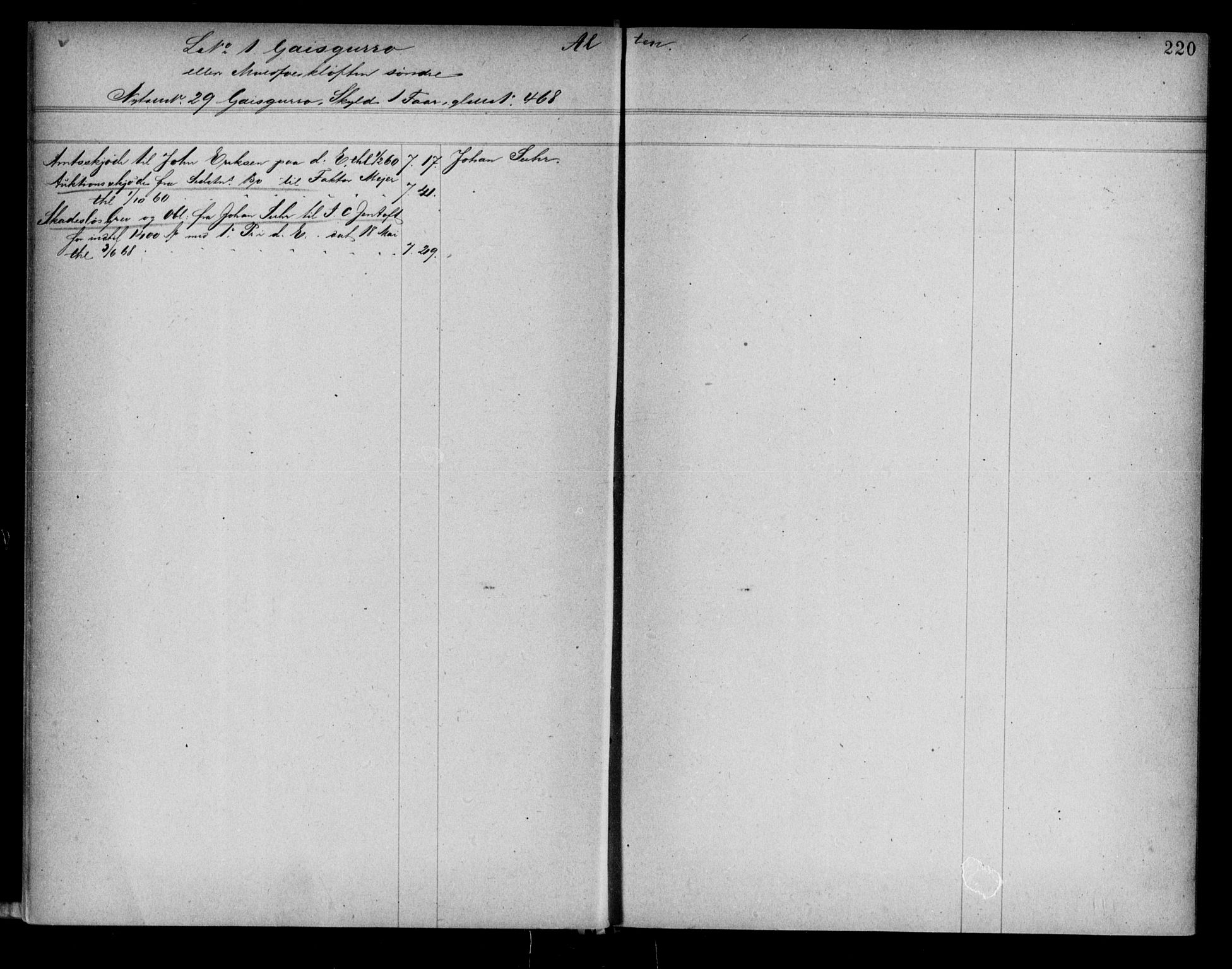 Alta fogderi/sorenskriveri, AV/SATØ-SATØ-5/1/K/Kb/Kba/L0007pantereg: Panteregister nr. 7, 1776, s. 220