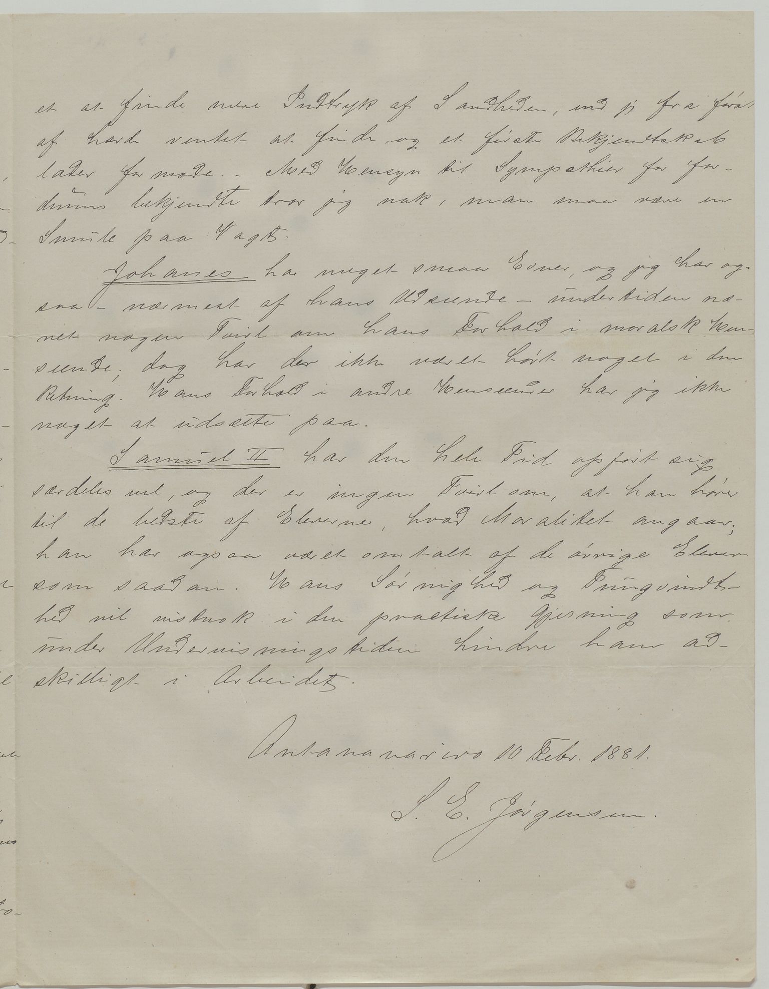 Det Norske Misjonsselskap - hovedadministrasjonen, VID/MA-A-1045/D/Da/Daa/L0035/0012: Konferansereferat og årsberetninger / Konferansereferat fra Madagaskar Innland., 1881