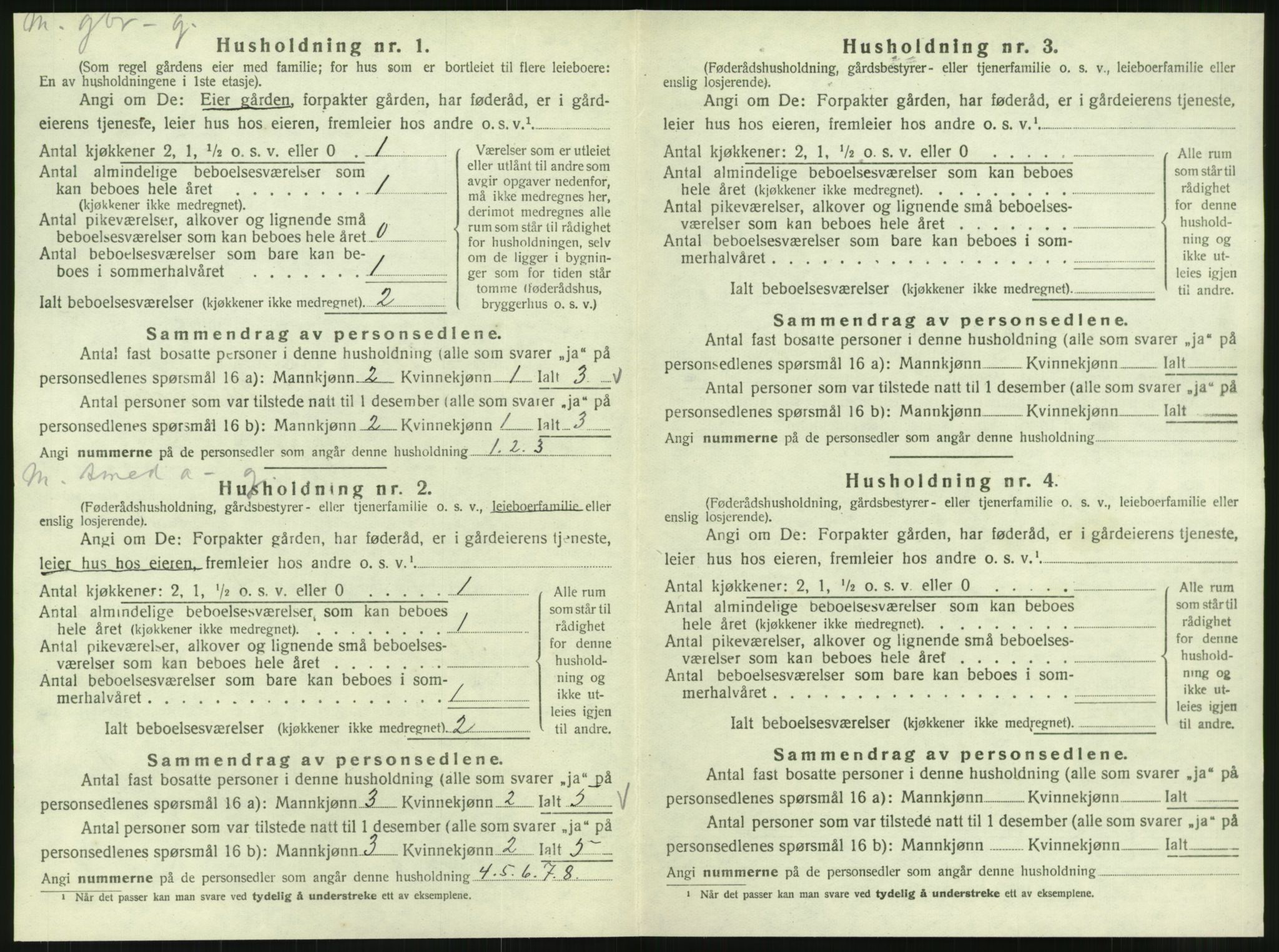 SAT, Folketelling 1920 for 1833 Mo herred, 1920, s. 1647