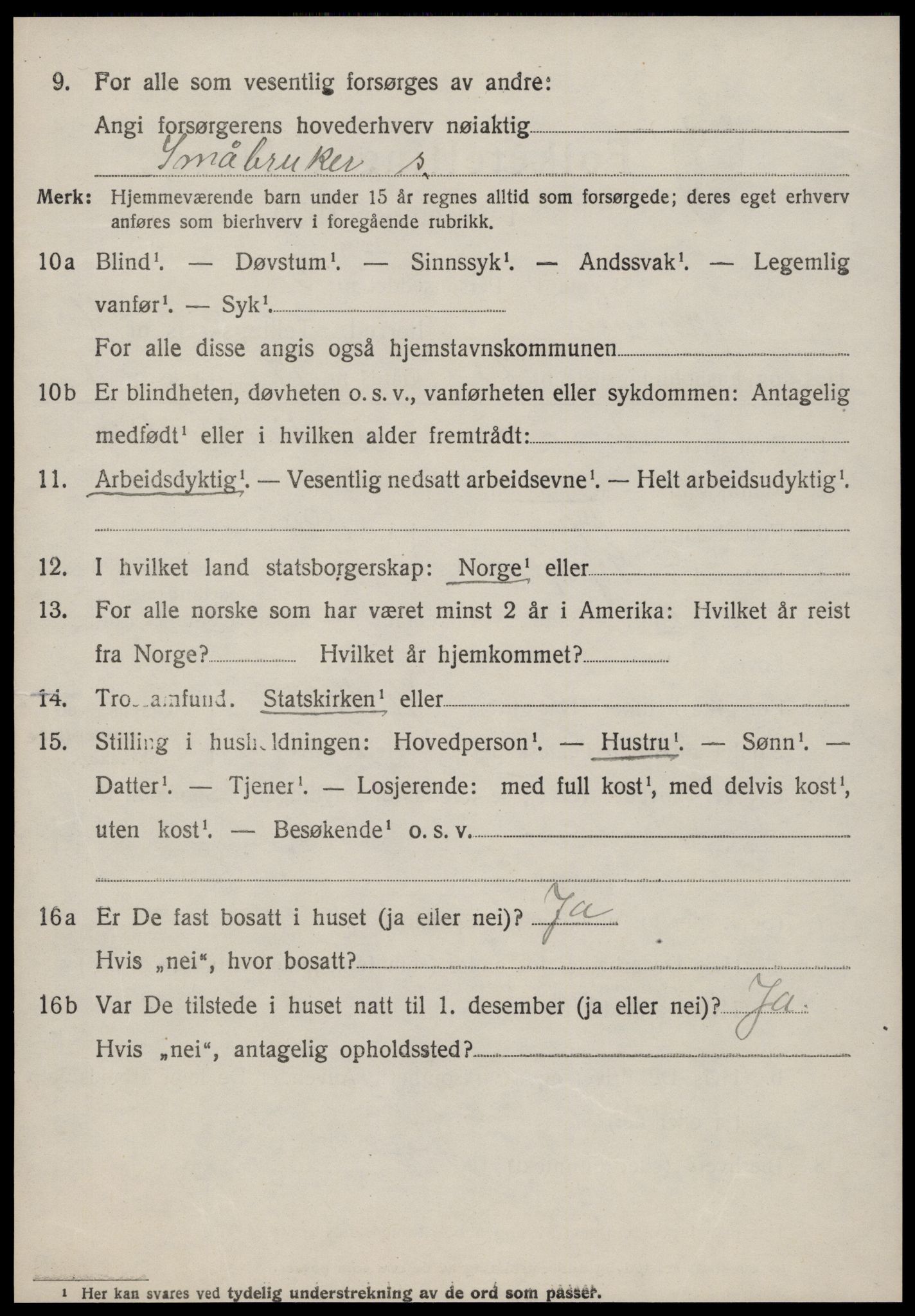 SAT, Folketelling 1920 for 1528 Sykkylven herred, 1920, s. 3040