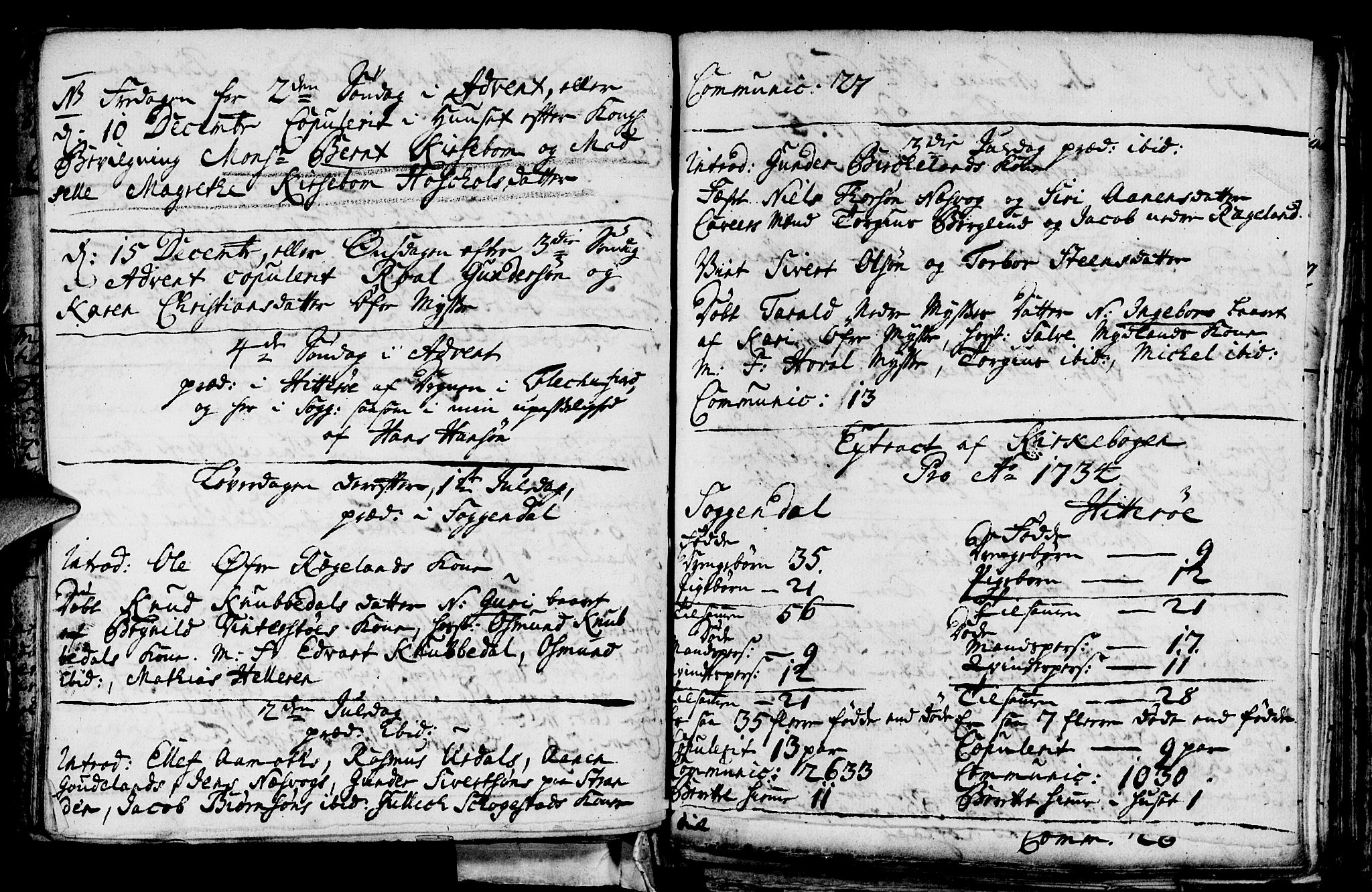 Sokndal sokneprestkontor, AV/SAST-A-101808: Ministerialbok nr. A 1, 1729-1740