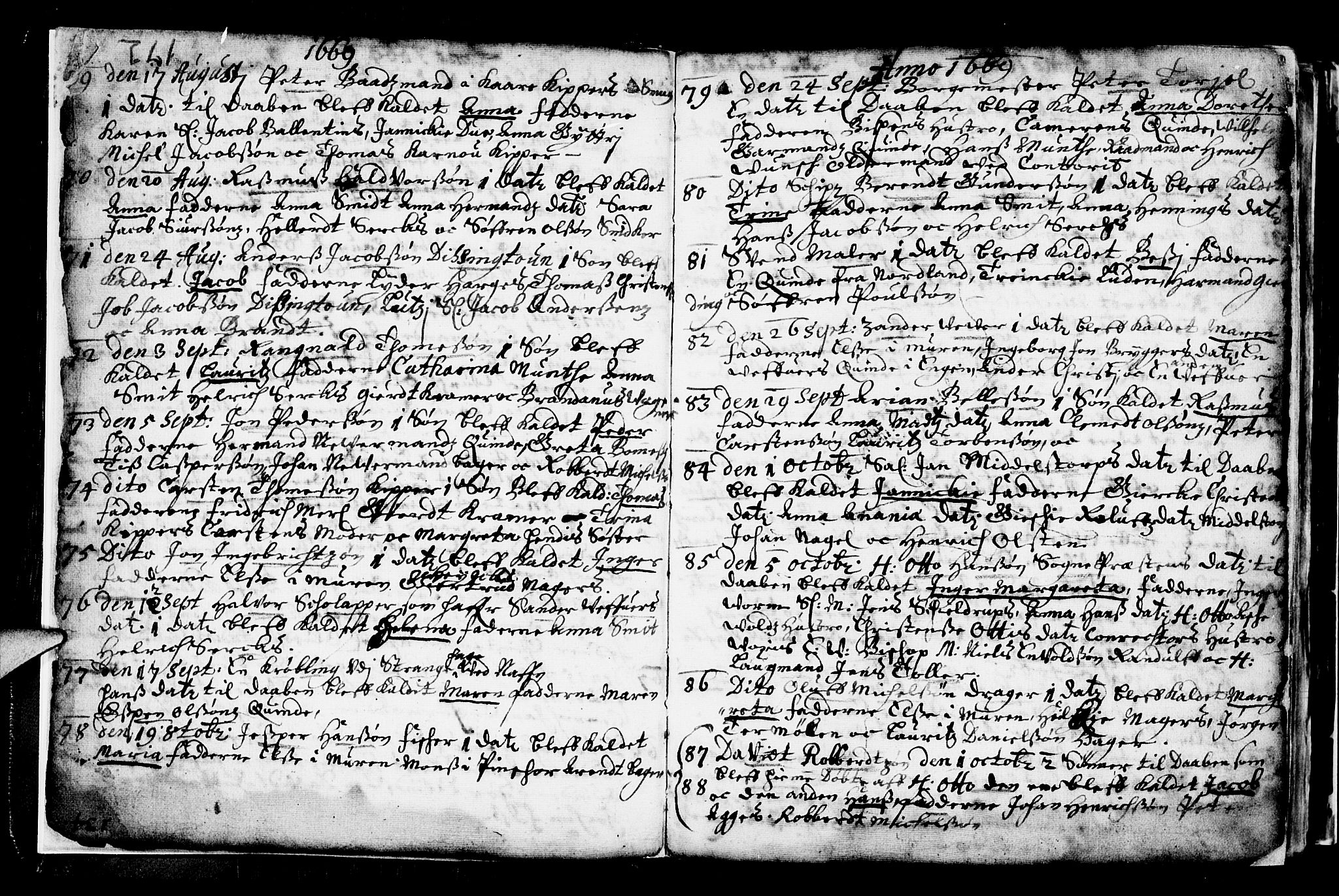 Nykirken Sokneprestembete, AV/SAB-A-77101/H/Haa/L0001: Ministerialbok nr. A 1, 1668-1820, s. 172