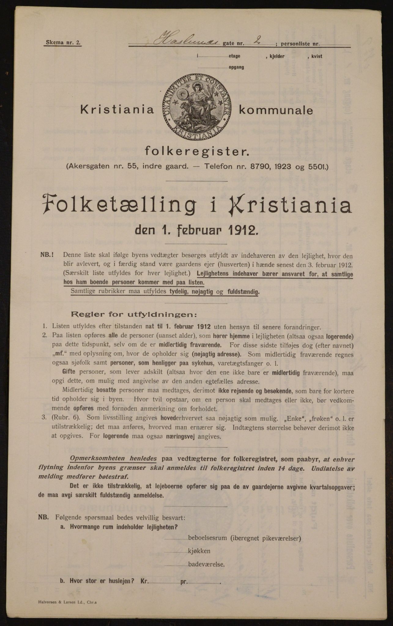 OBA, Kommunal folketelling 1.2.1912 for Kristiania, 1912, s. 35279