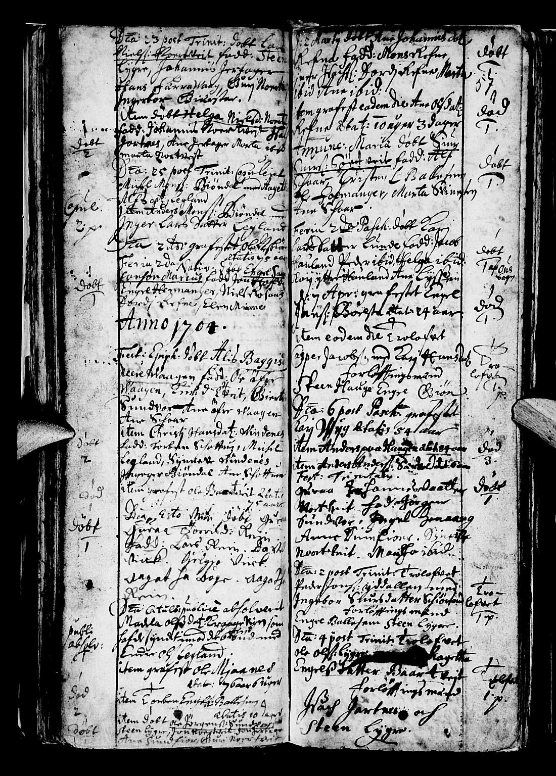 Os sokneprestembete, AV/SAB-A-99929: Ministerialbok nr. A 5, 1669-1760, s. 57