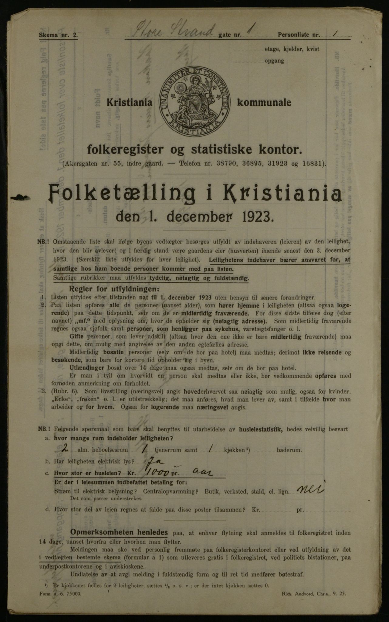 OBA, Kommunal folketelling 1.12.1923 for Kristiania, 1923, s. 29935