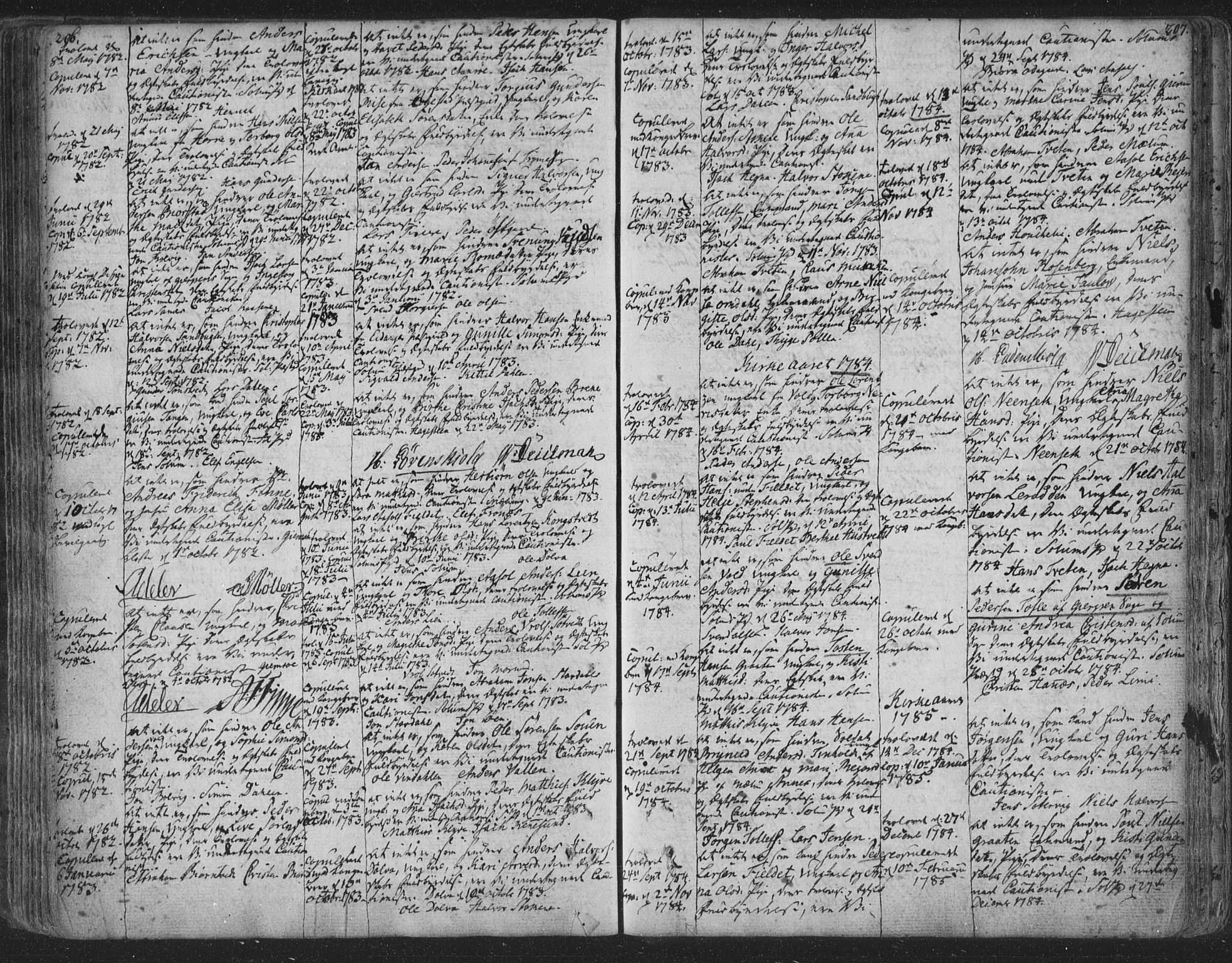 Solum kirkebøker, AV/SAKO-A-306/F/Fa/L0003: Ministerialbok nr. I 3, 1761-1814, s. 206-207