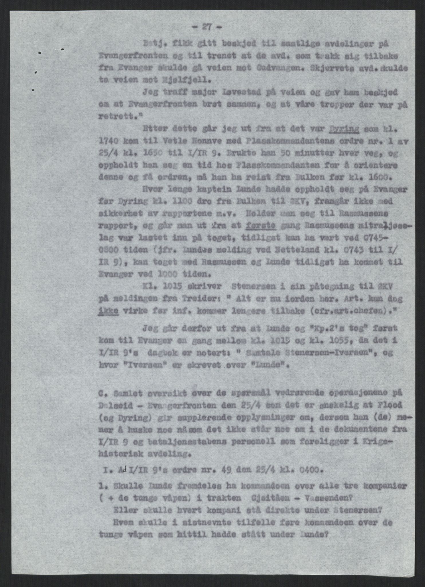 Forsvaret, Forsvarets krigshistoriske avdeling, RA/RAFA-2017/Y/Yb/L0100: II-C-11-401-402  -  4. Divisjon., 1940-1962, s. 294