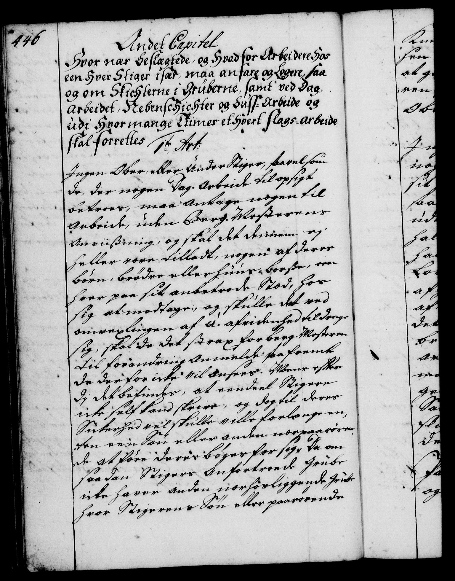 Rentekammeret, Kammerkanselliet, RA/EA-3111/G/Gg/Ggi/L0001: Norsk instruksjonsprotokoll med register (merket RK 53.34), 1720-1729, s. 446
