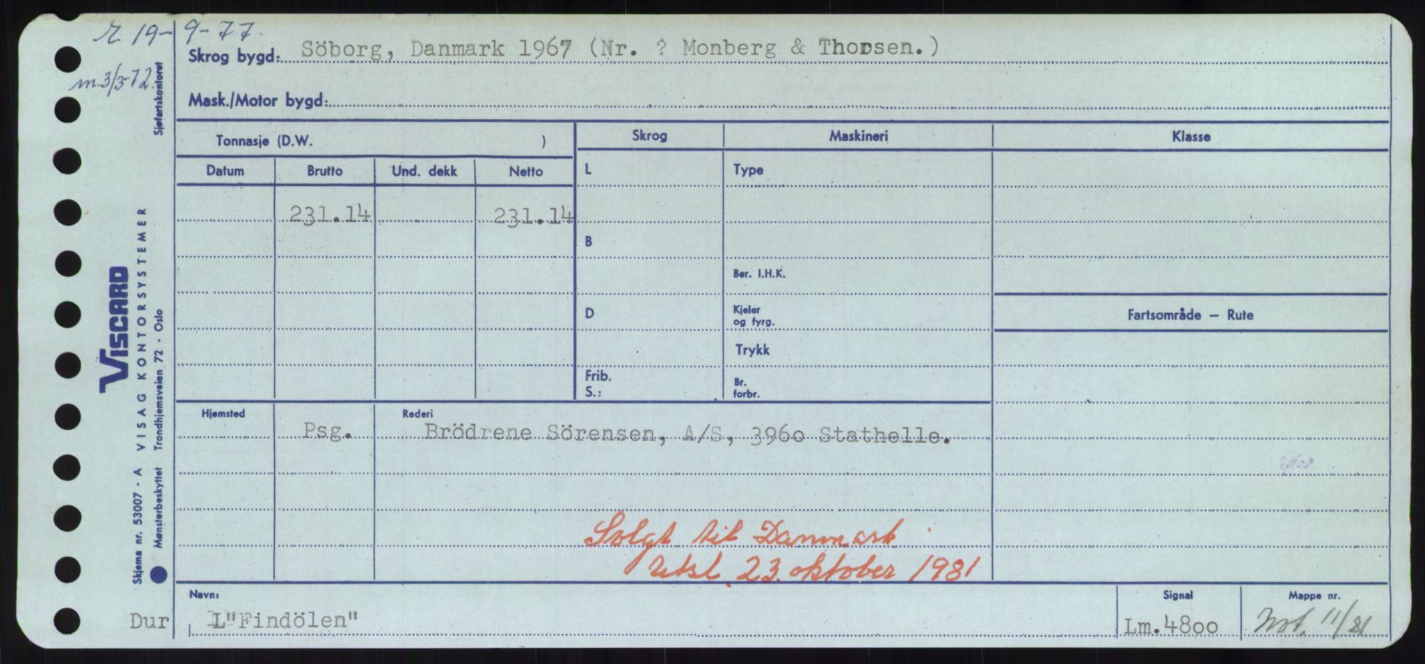 Sjøfartsdirektoratet med forløpere, Skipsmålingen, RA/S-1627/H/Hd/L0010: Fartøy, F-Fjø, s. 477