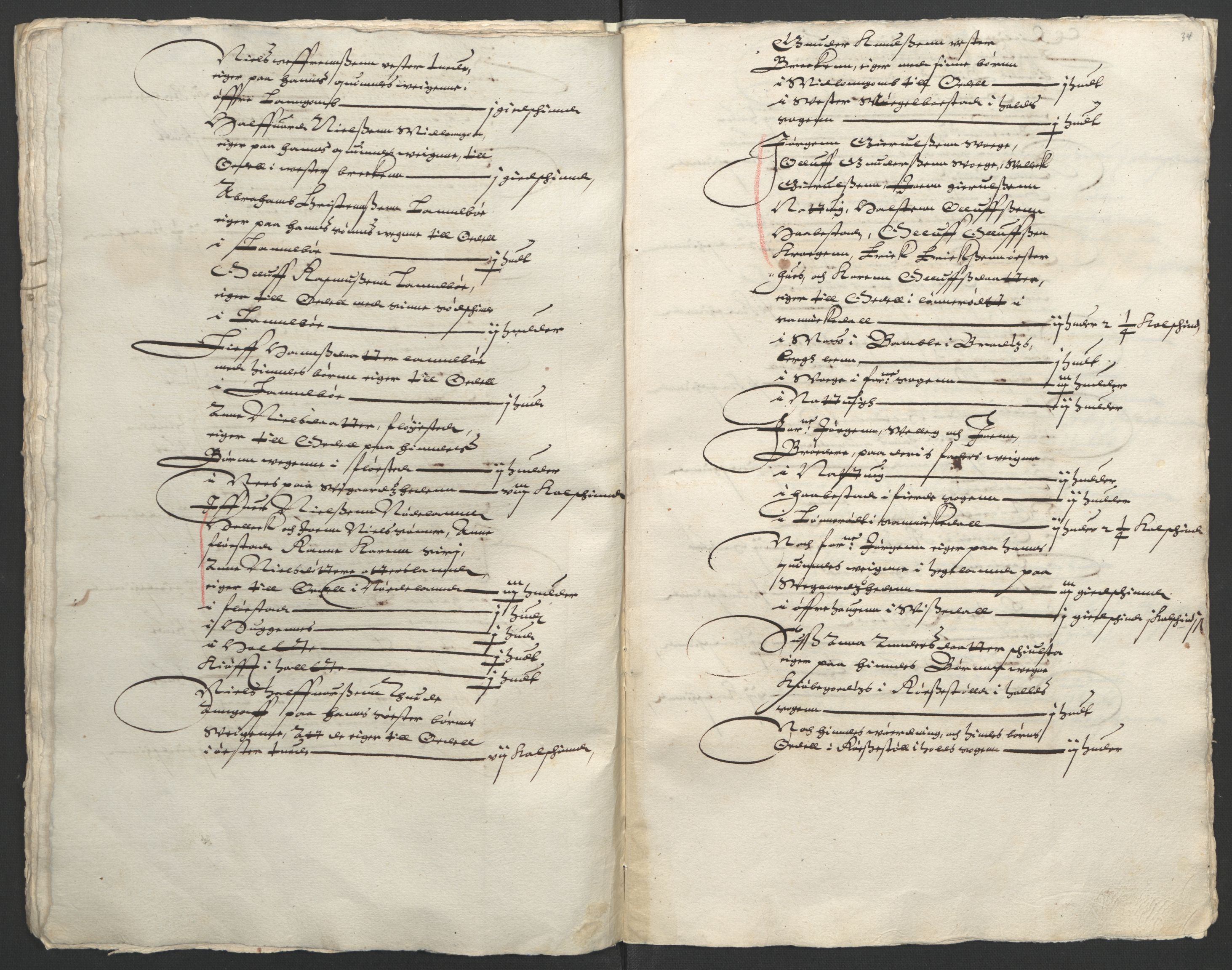 Stattholderembetet 1572-1771, AV/RA-EA-2870/Ek/L0010/0001: Jordebøker til utlikning av rosstjeneste 1624-1626: / Odelsjordebøker for Agdesiden len, 1624, s. 36