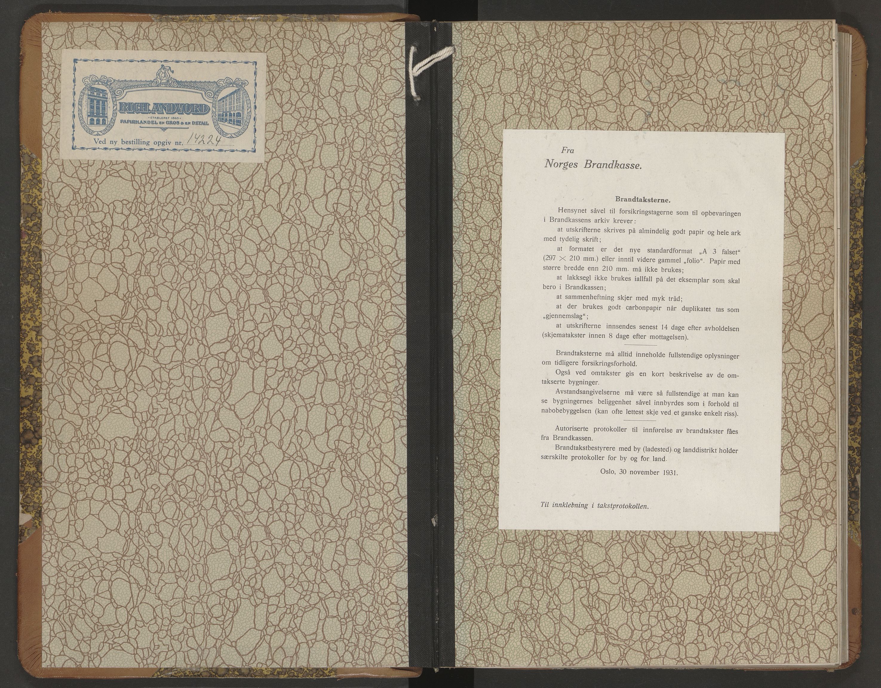 Lensmannen i Balsfjord, AV/SATØ-S-0085/Hf/Hfb/L0189: Branntakstprotokoller 1873-1976. Med register, 1933-1934