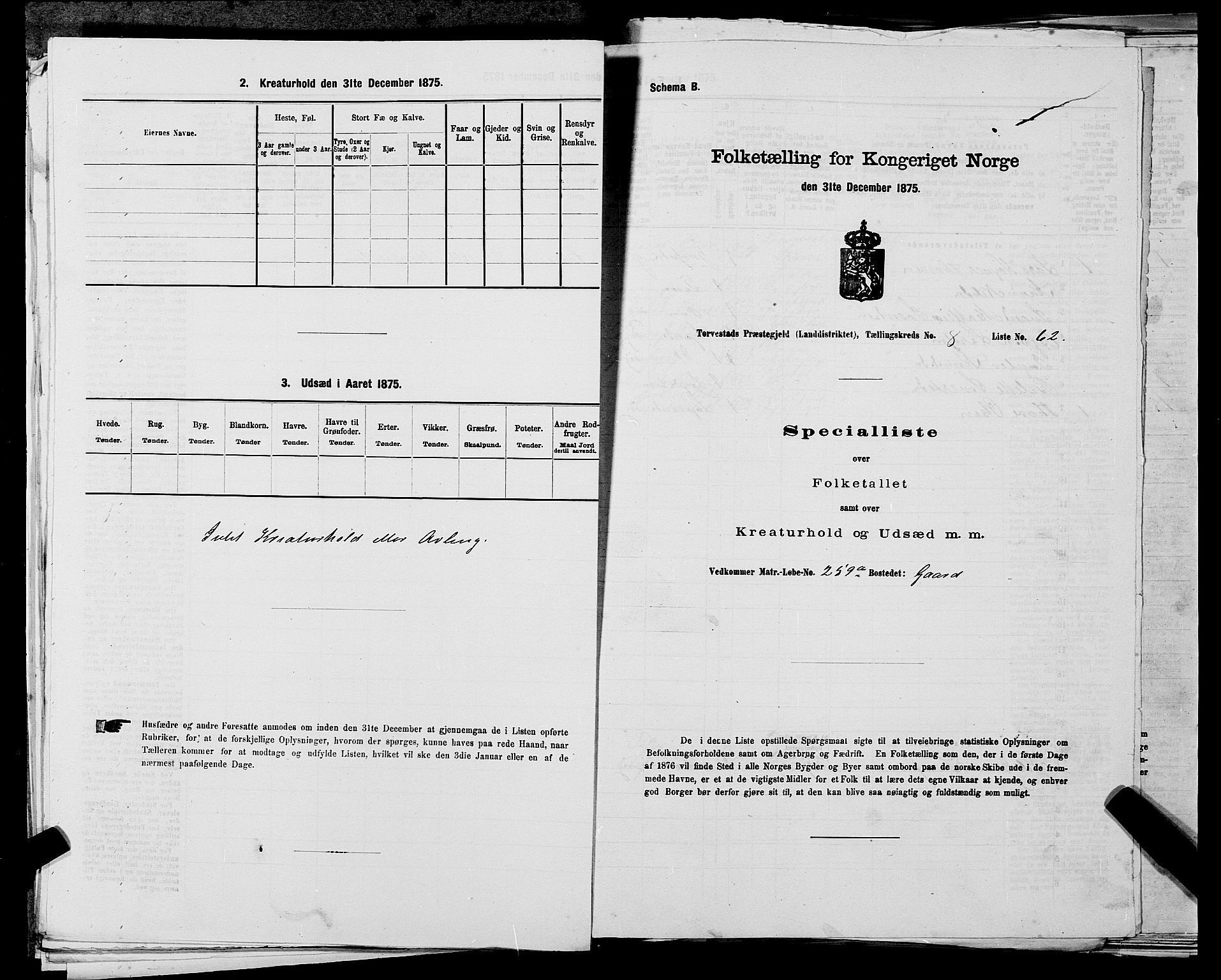 SAST, Folketelling 1875 for 1152L Torvastad prestegjeld, Torvastad sokn, Skåre sokn og Utsira sokn, 1875, s. 1111