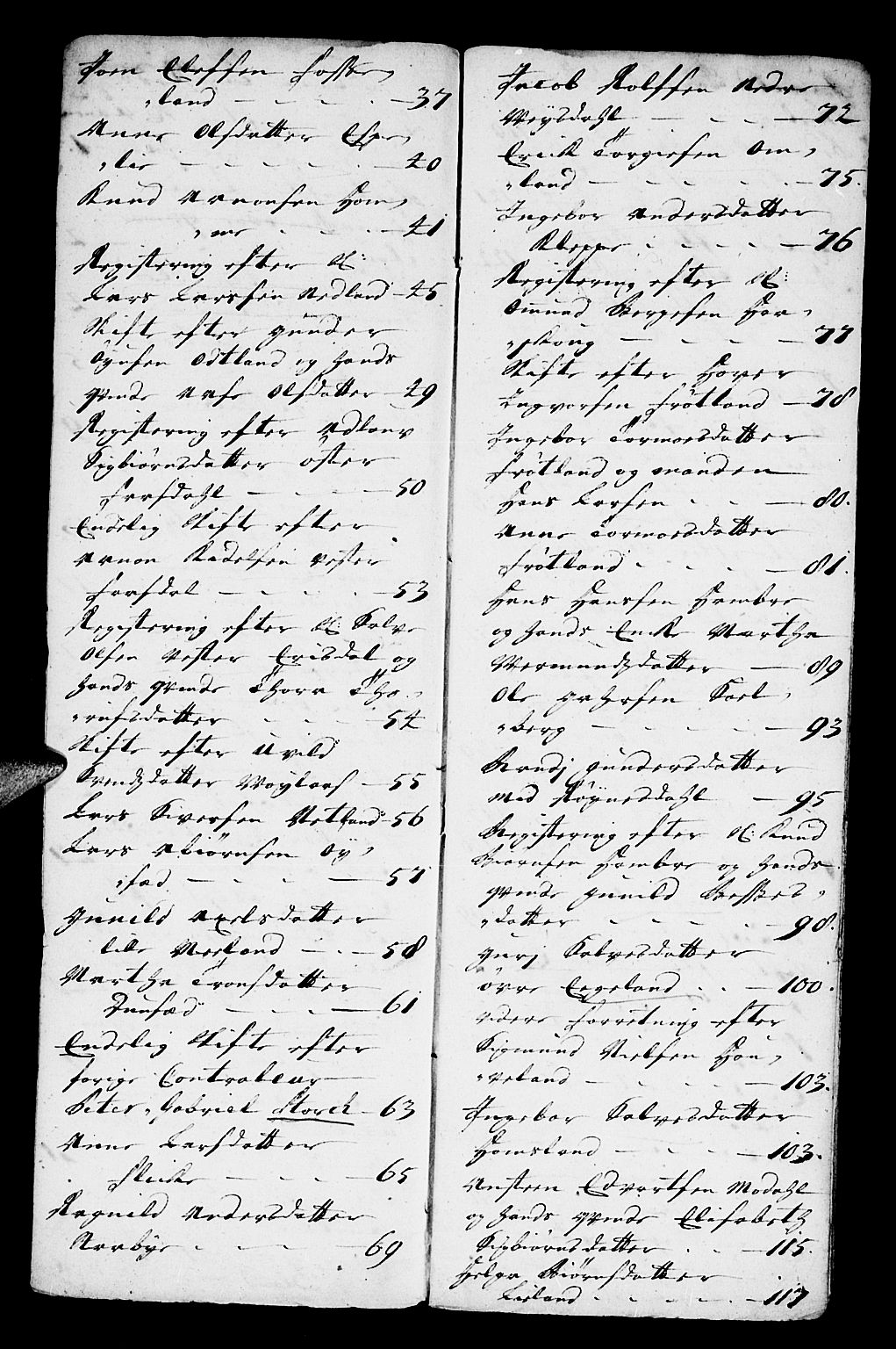 Lister sorenskriveri, AV/SAK-1221-0003/H/Hc/L0022: Skifteprotokoll nr 22 med register, 1731-1733