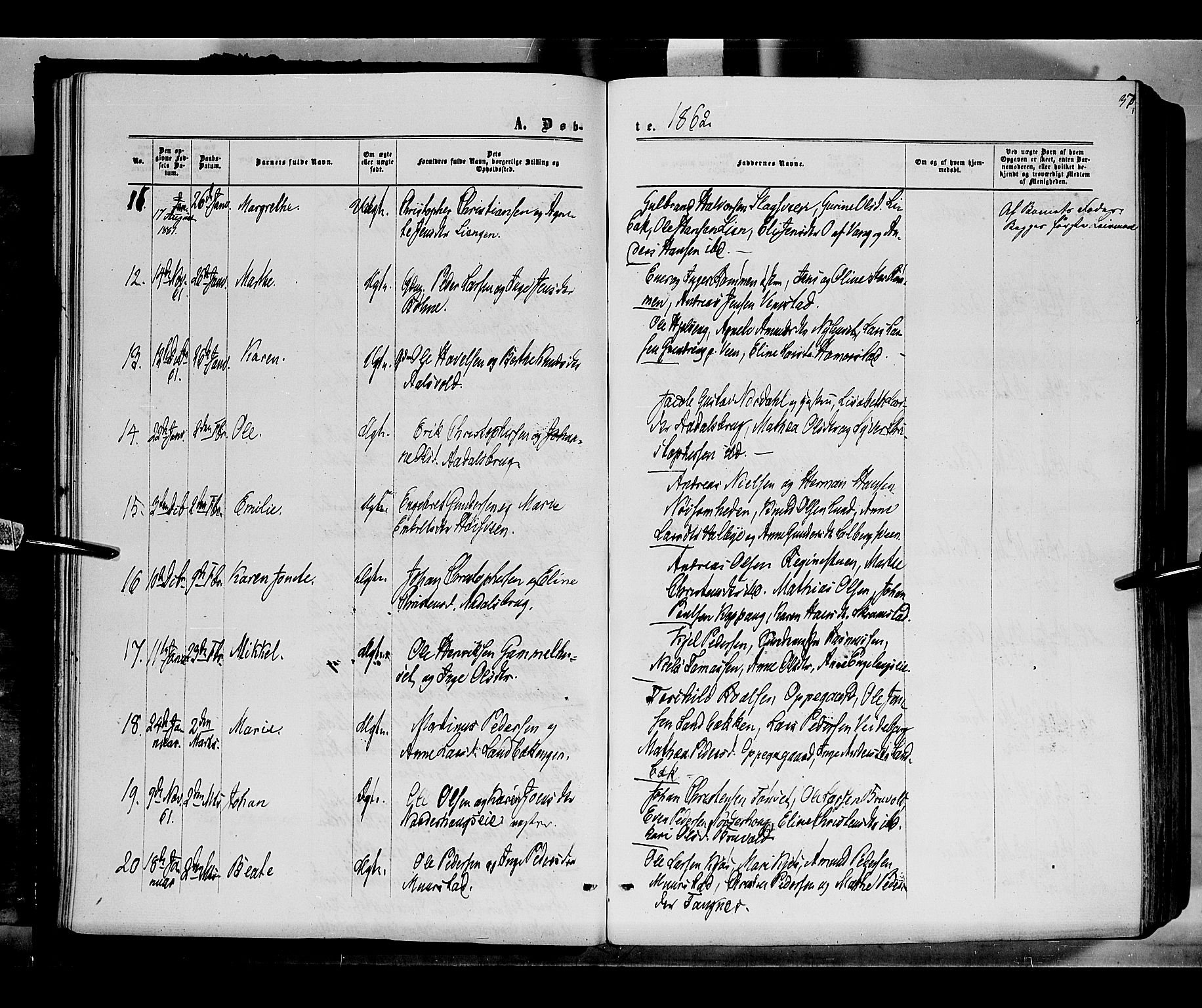 Løten prestekontor, AV/SAH-PREST-022/K/Ka/L0008: Ministerialbok nr. 8, 1860-1877, s. 37