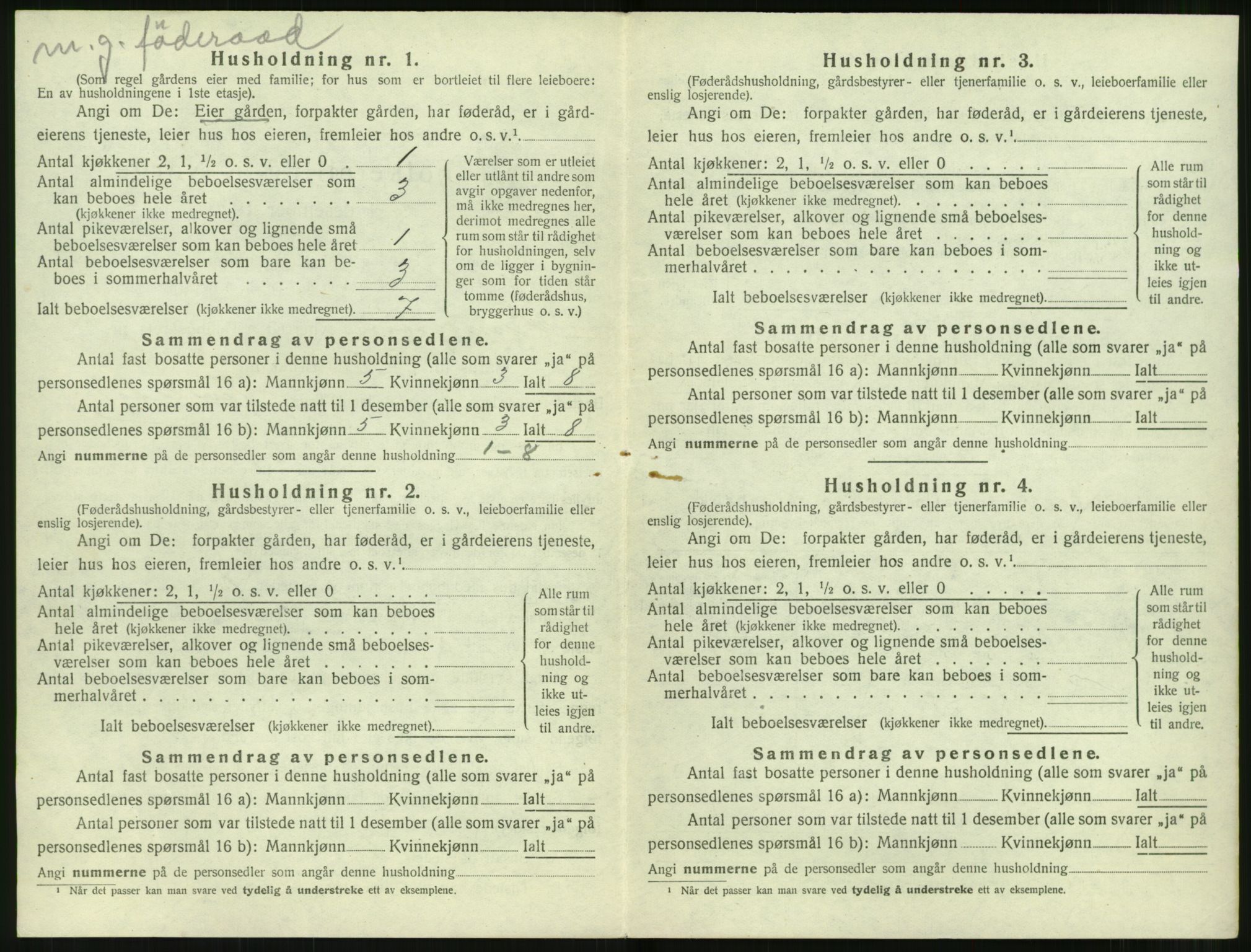 SAT, Folketelling 1920 for 1523 Sunnylven herred, 1920, s. 357