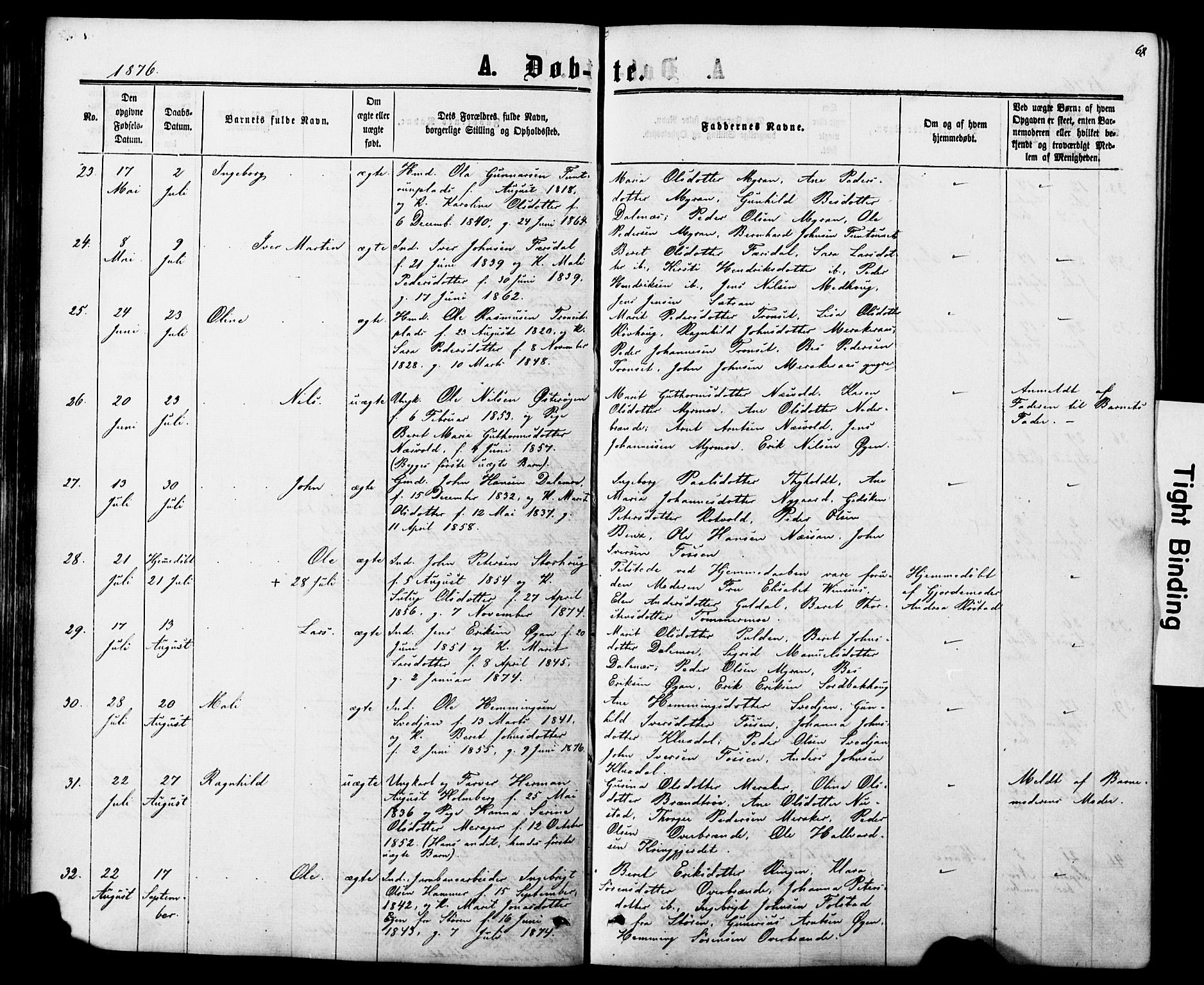 Ministerialprotokoller, klokkerbøker og fødselsregistre - Nord-Trøndelag, AV/SAT-A-1458/706/L0049: Klokkerbok nr. 706C01, 1864-1895, s. 68