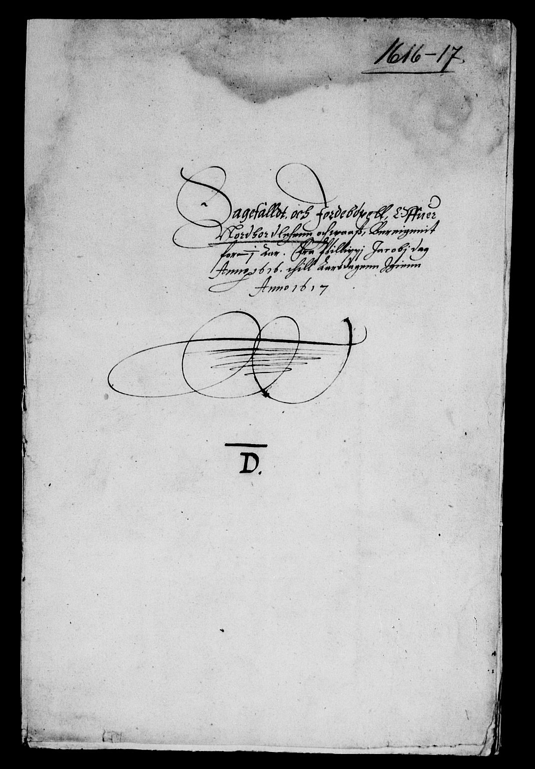 Rentekammeret inntil 1814, Reviderte regnskaper, Lensregnskaper, AV/RA-EA-5023/R/Rb/Rbt/L0021: Bergenhus len, 1616-1617