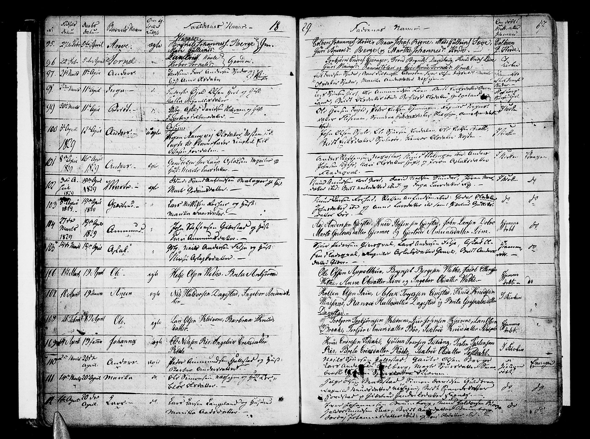 Voss sokneprestembete, AV/SAB-A-79001/H/Haa: Ministerialbok nr. A 12, 1823-1837, s. 67