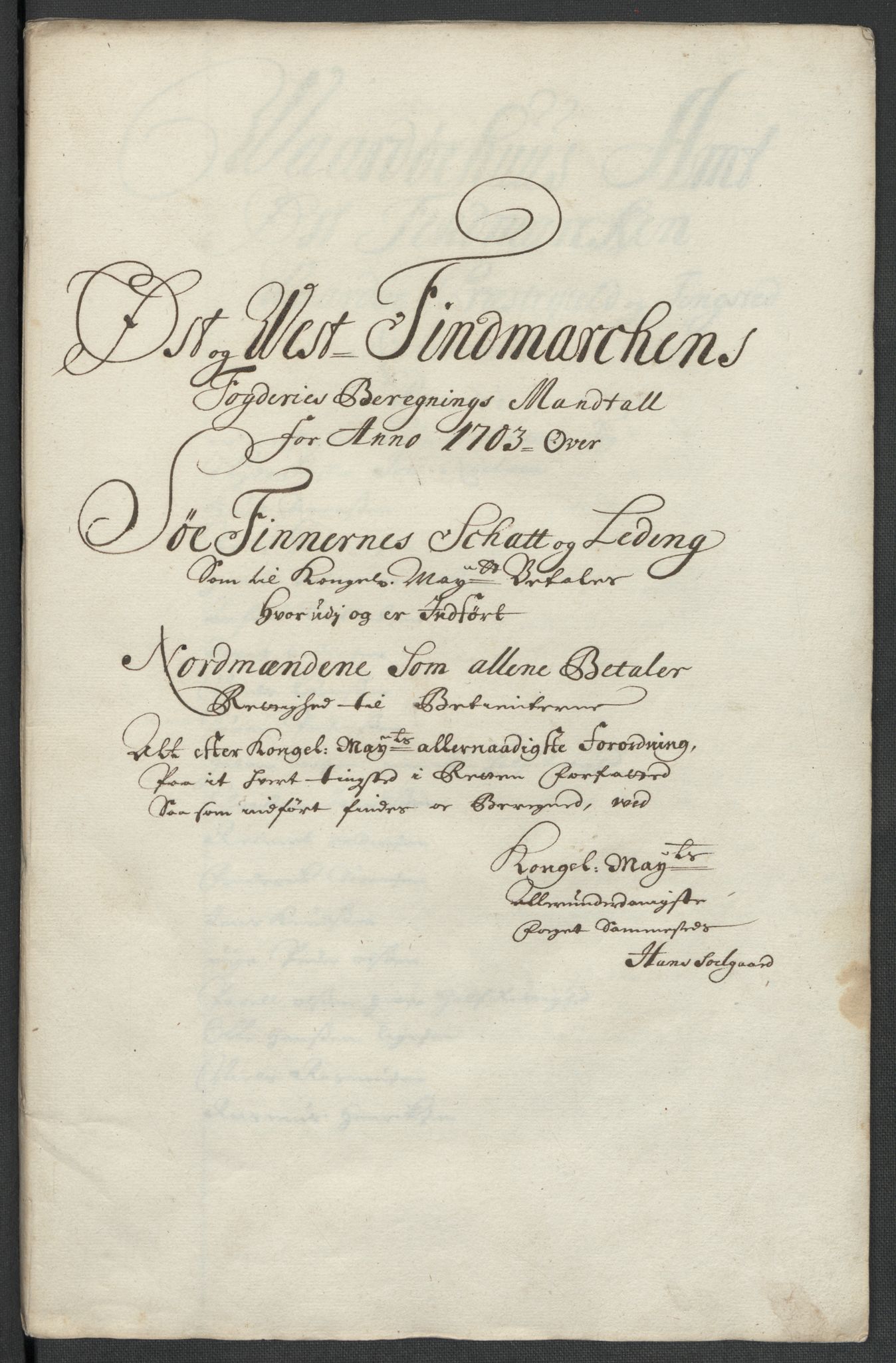 Rentekammeret inntil 1814, Reviderte regnskaper, Fogderegnskap, RA/EA-4092/R69/L4852: Fogderegnskap Finnmark/Vardøhus, 1701-1704, s. 271