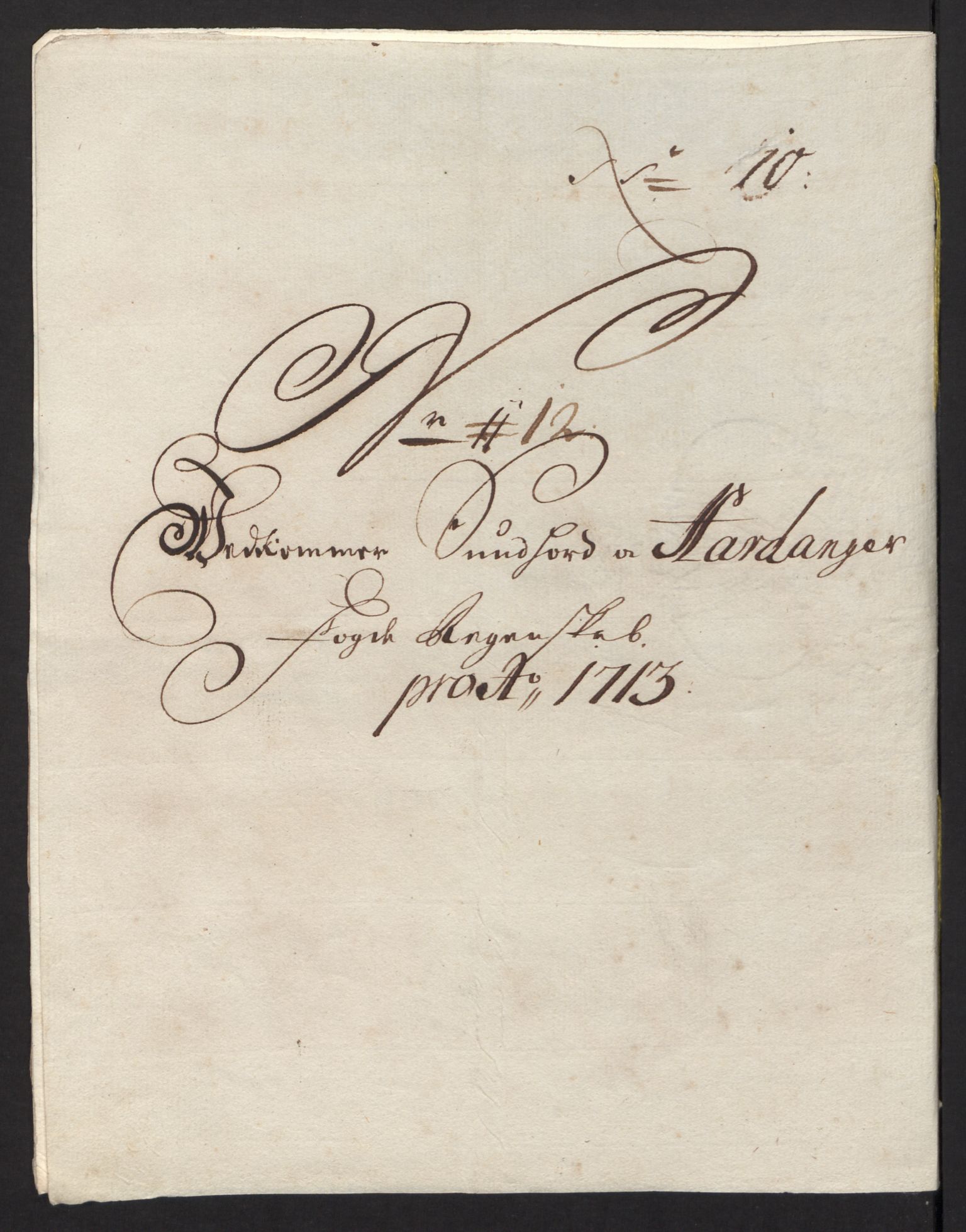 Rentekammeret inntil 1814, Reviderte regnskaper, Fogderegnskap, AV/RA-EA-4092/R48/L2989: Fogderegnskap Sunnhordland og Hardanger, 1713, s. 179