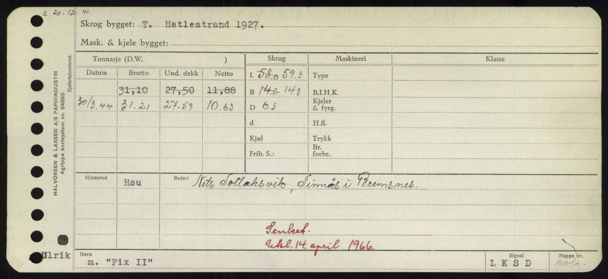 Sjøfartsdirektoratet med forløpere, Skipsmålingen, RA/S-1627/H/Hd/L0010: Fartøy, F-Fjø, s. 587