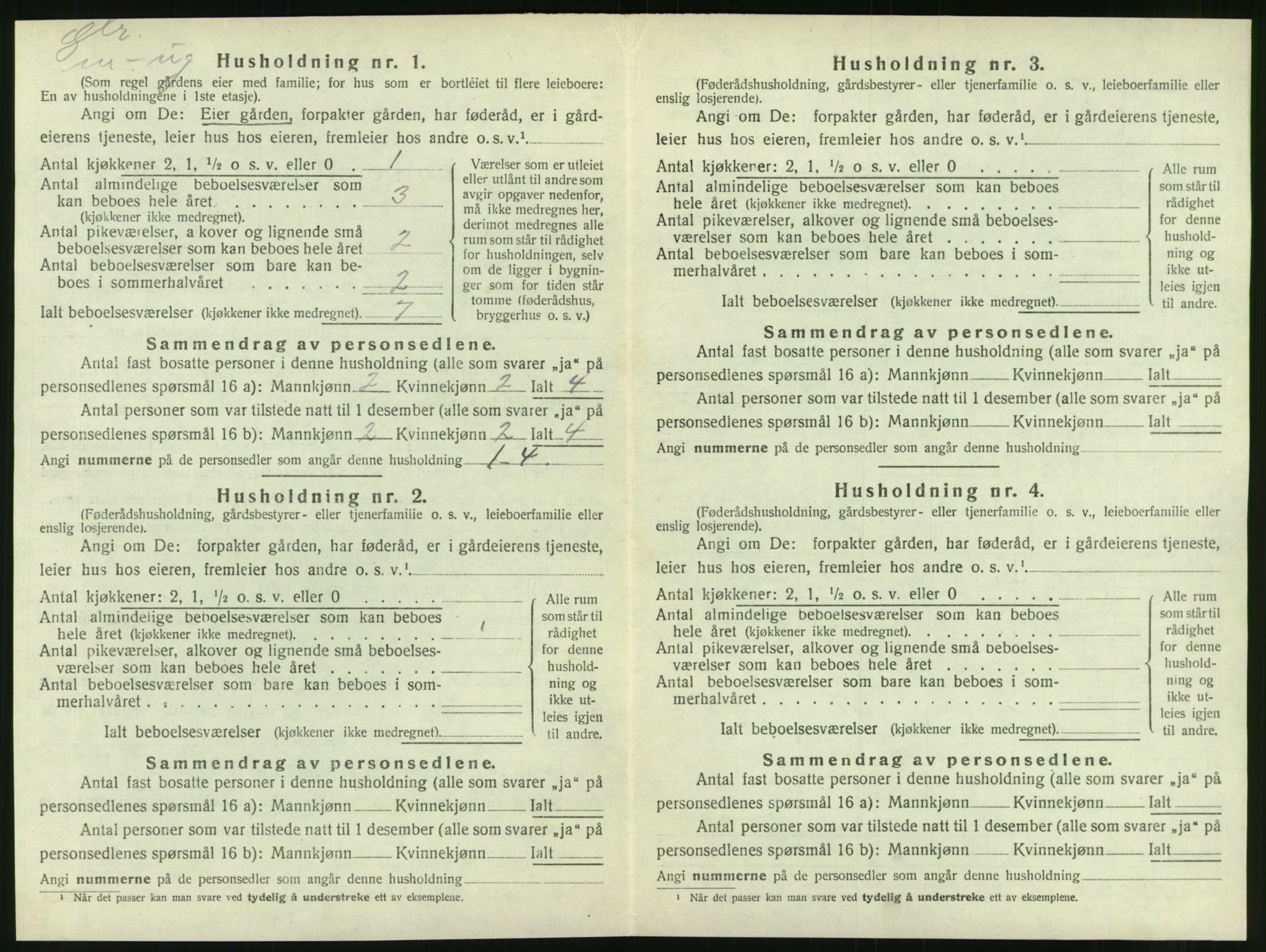 SAT, Folketelling 1920 for 1828 Nesna herred, 1920, s. 1180