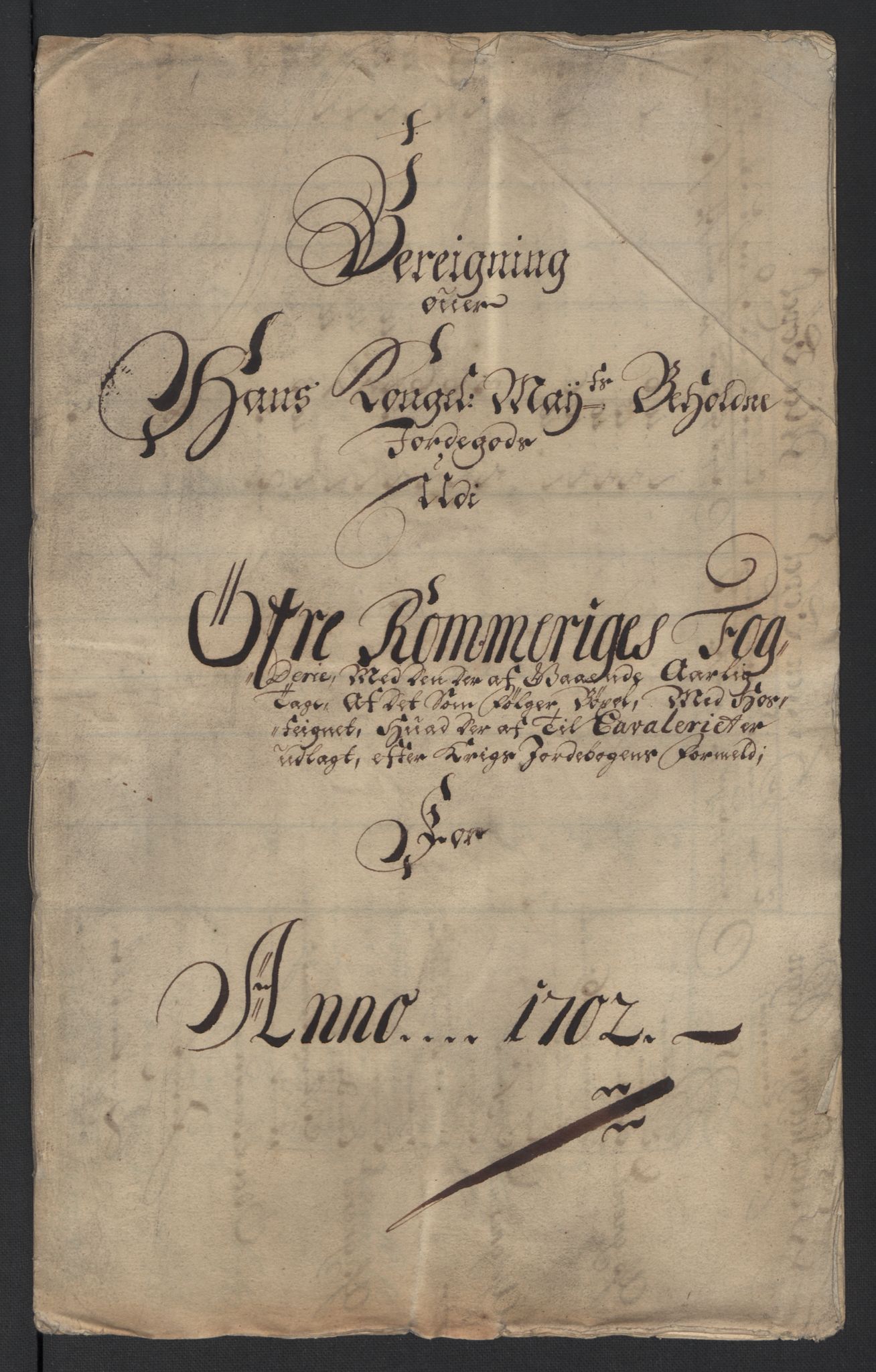 Rentekammeret inntil 1814, Reviderte regnskaper, Fogderegnskap, RA/EA-4092/R12/L0714: Fogderegnskap Øvre Romerike, 1702, s. 17