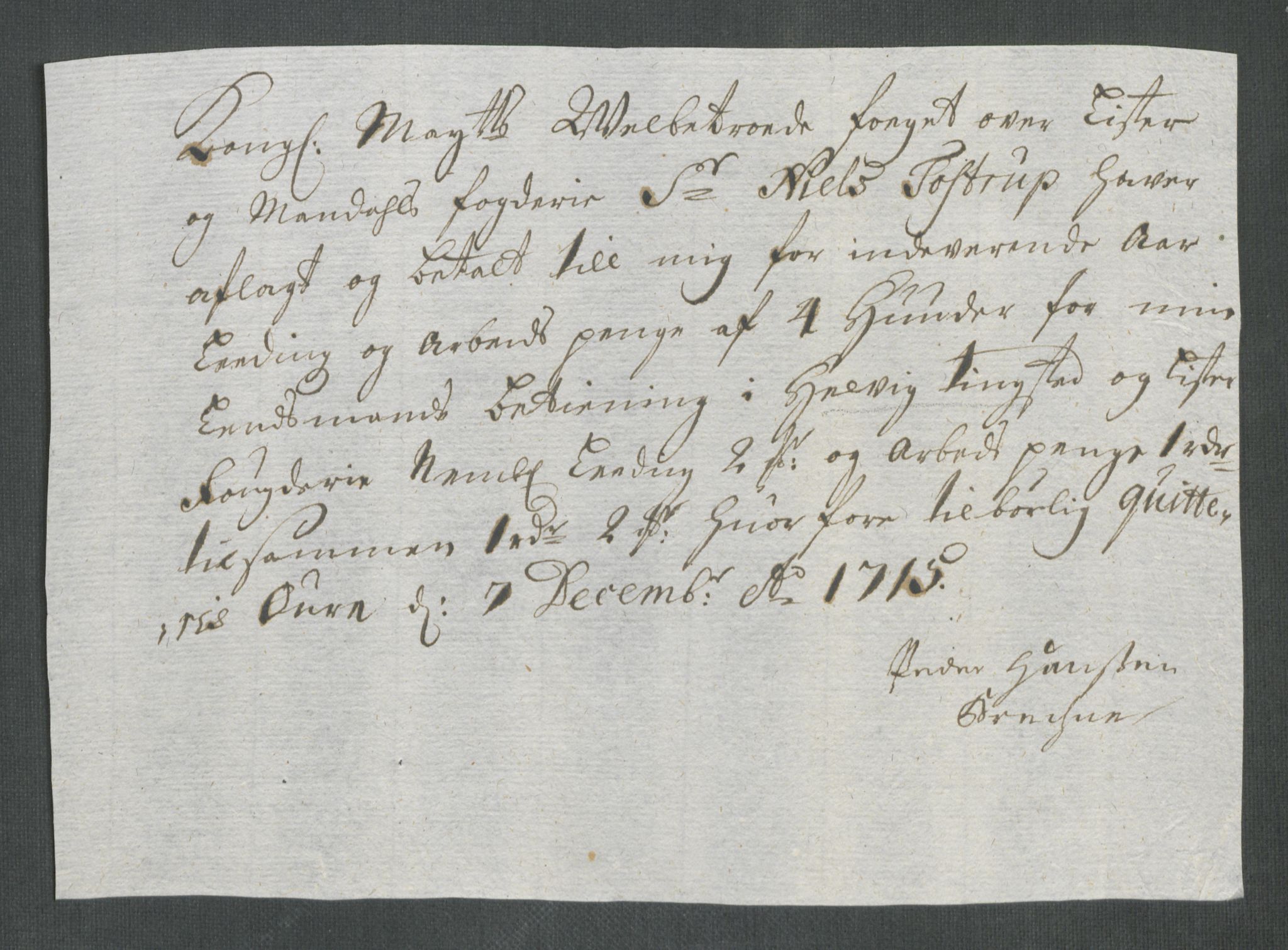 Rentekammeret inntil 1814, Reviderte regnskaper, Fogderegnskap, RA/EA-4092/R43/L2559: Fogderegnskap Lista og Mandal, 1715, s. 214